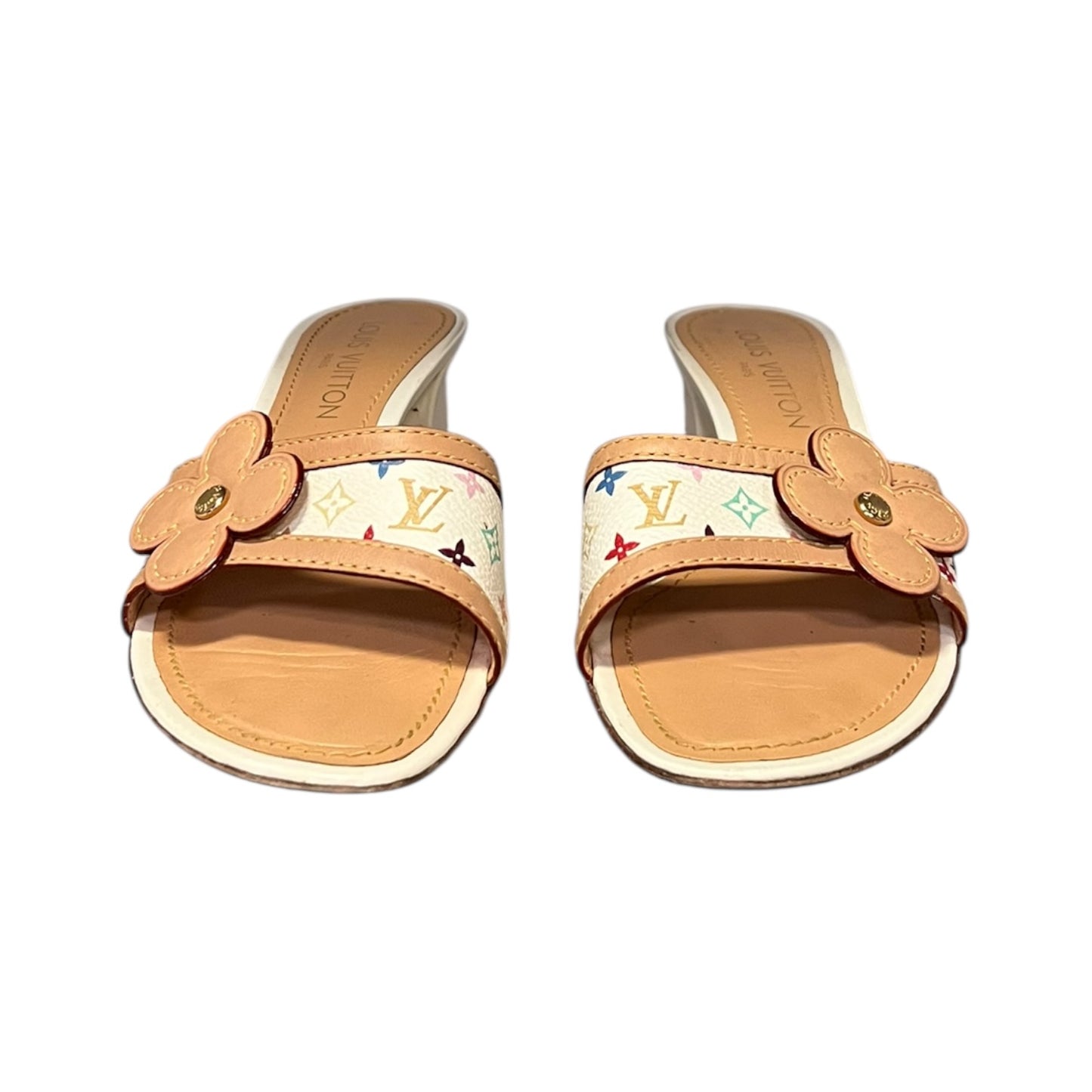 LOUIS VUITTON Murakami Multicolore Blossom Sandals | 37