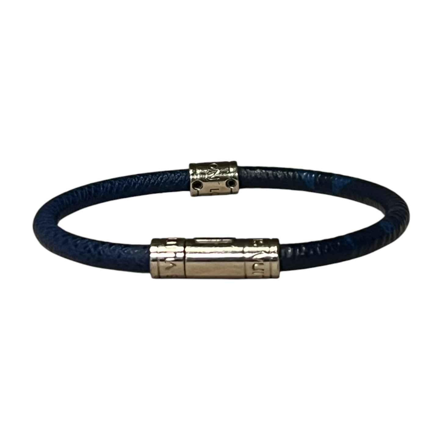 LOUIS VUITTON Split Bracelet in Blue & Black