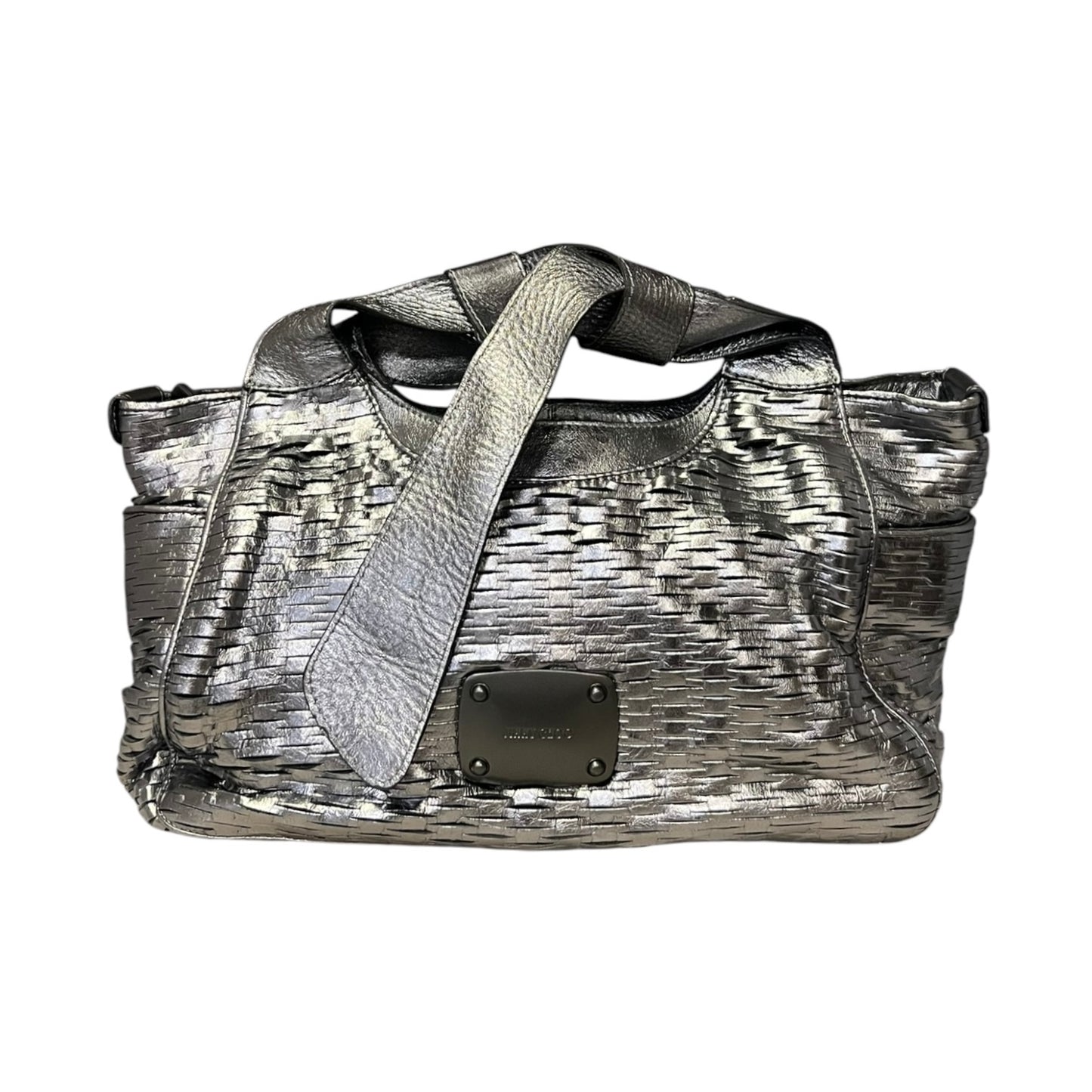 JIMMY CHOO Keeya Tote In Silver