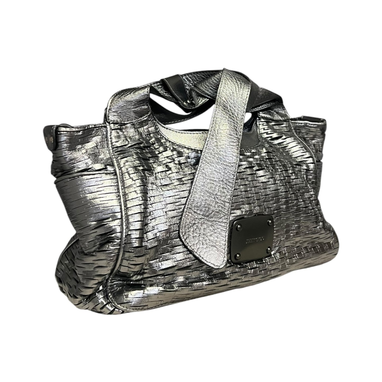 JIMMY CHOO Keeya Tote In Silver