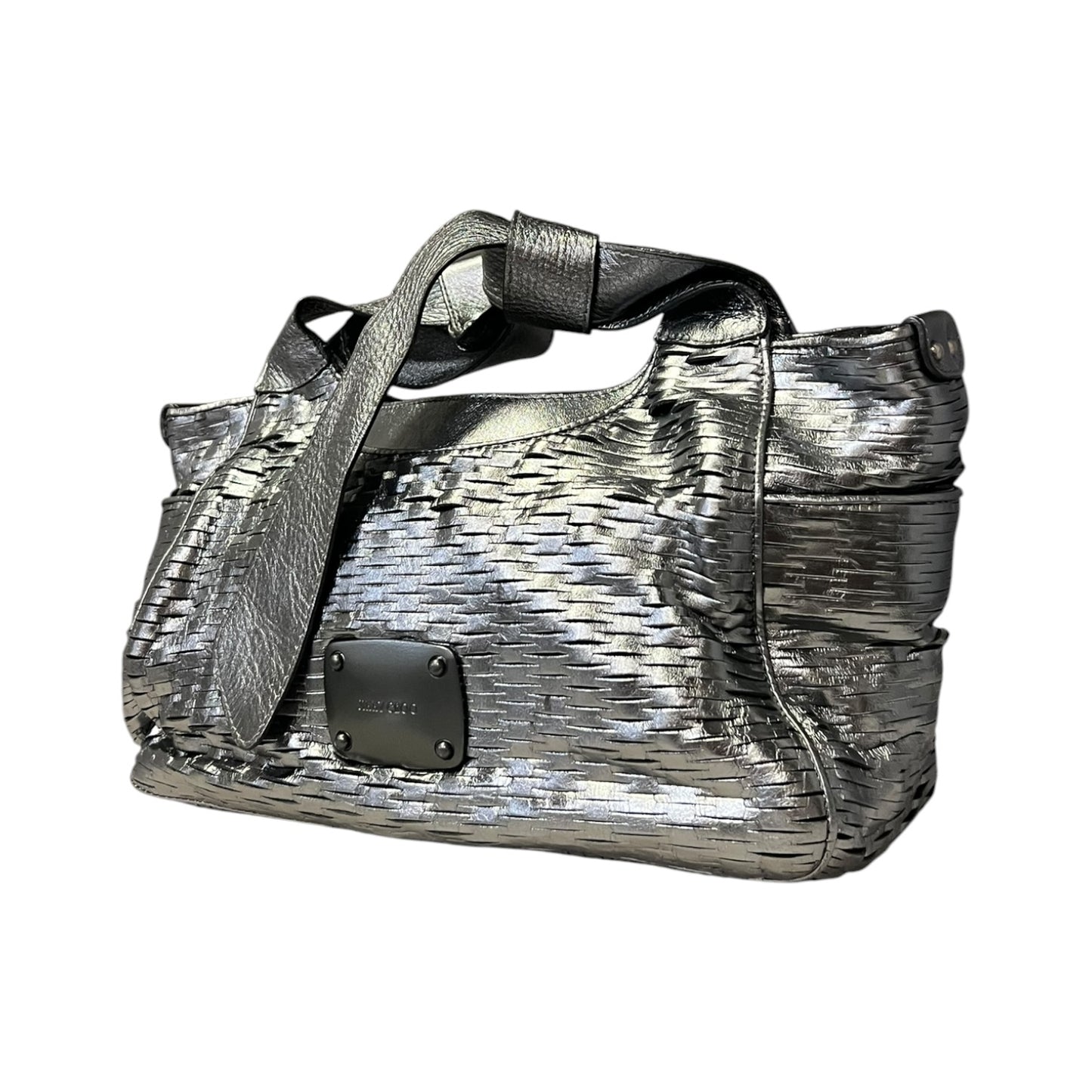 JIMMY CHOO Keeya Tote In Silver