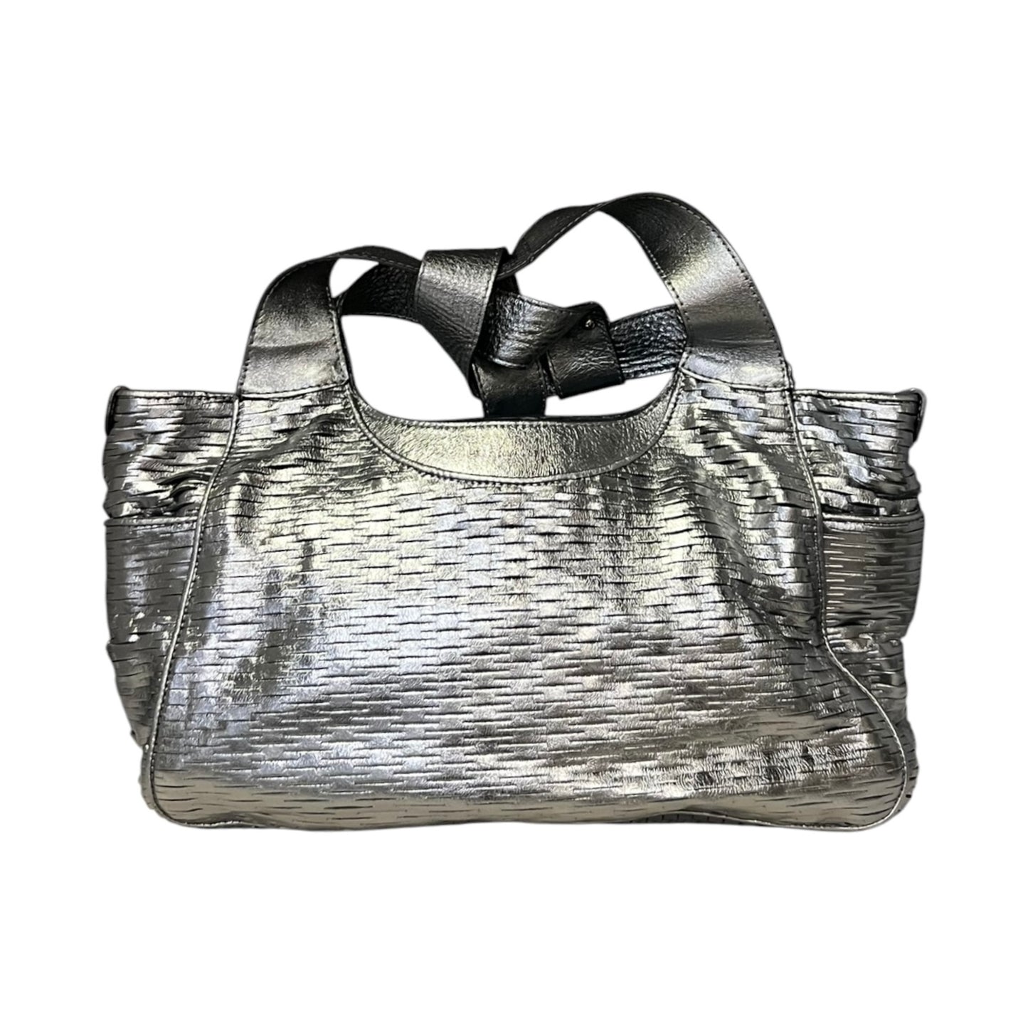 JIMMY CHOO Keeya Tote In Silver