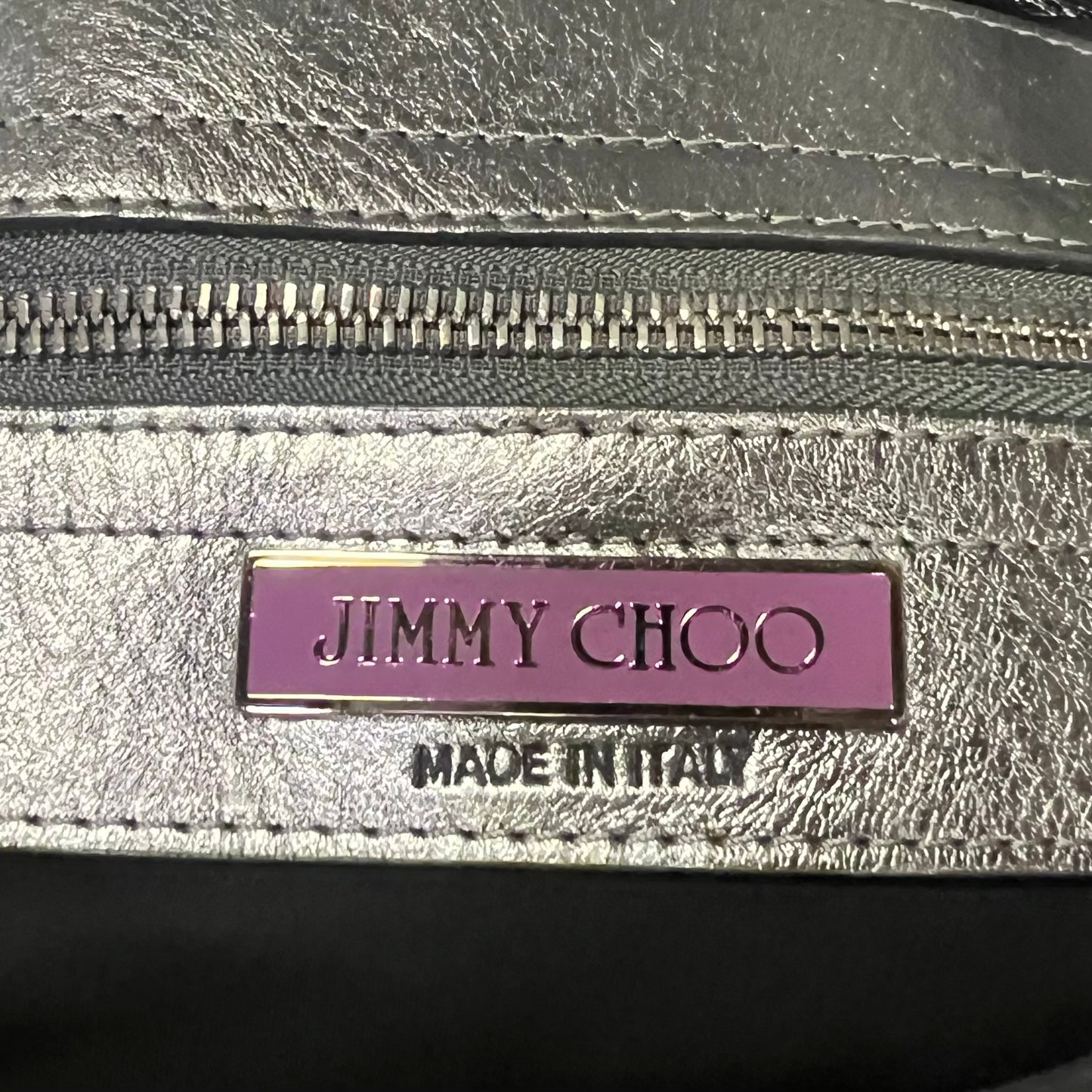 JIMMY CHOO Keeya Tote In Silver