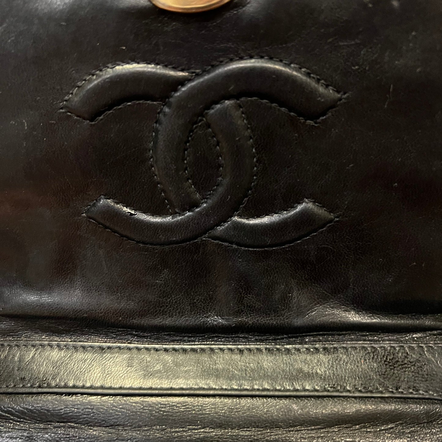 CHANEL Multi Chain Flap Bag in Black