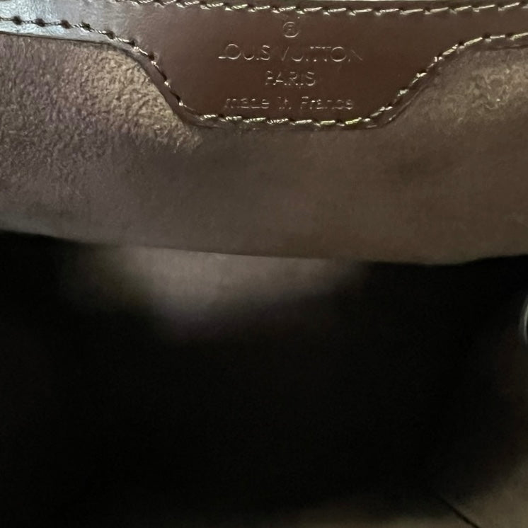 LOUIS VUITTON Epi Mabillon Backpack in Dark Brown