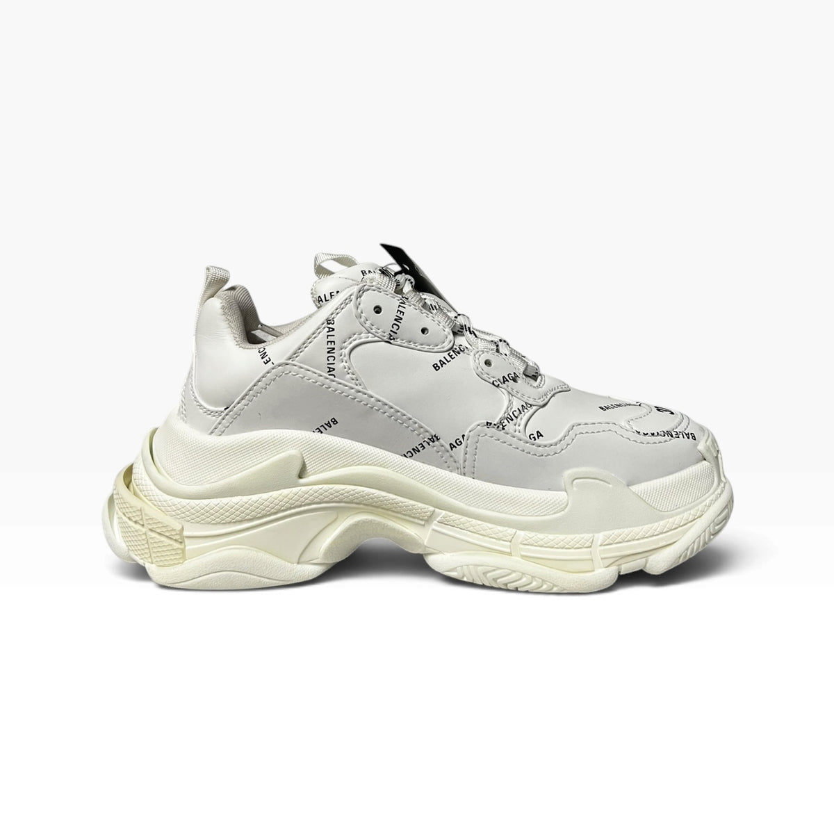 BALENCIAGA Allover Logo Triple S Sneakers | 37