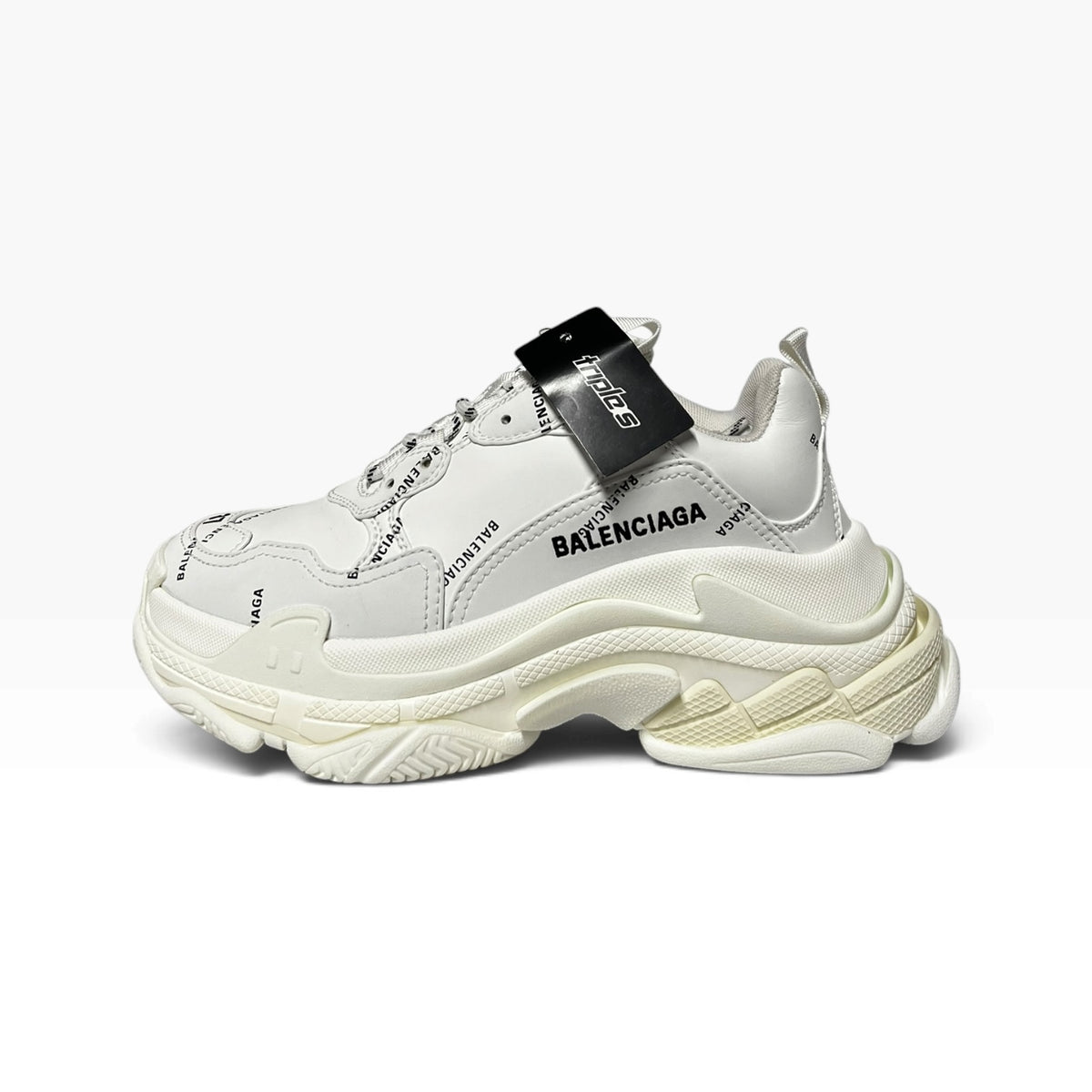 BALENCIAGA Allover Logo Triple S Sneakers | 37