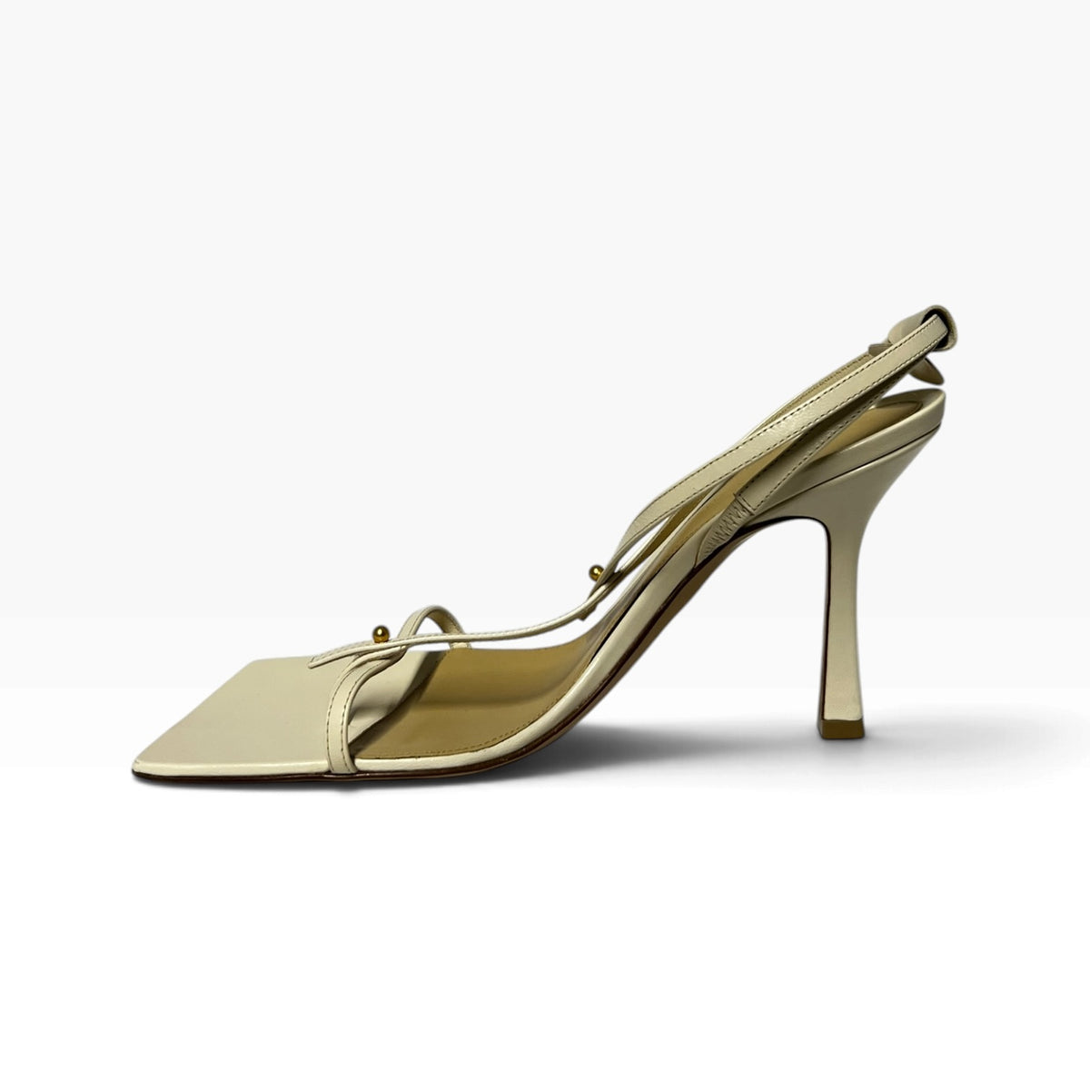 BOTTEGA VENETA Stretch Sandal in Sea Salt | 37.5