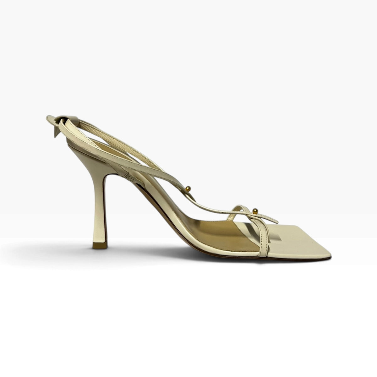 BOTTEGA VENETA Stretch Sandal in Sea Salt | 37.5