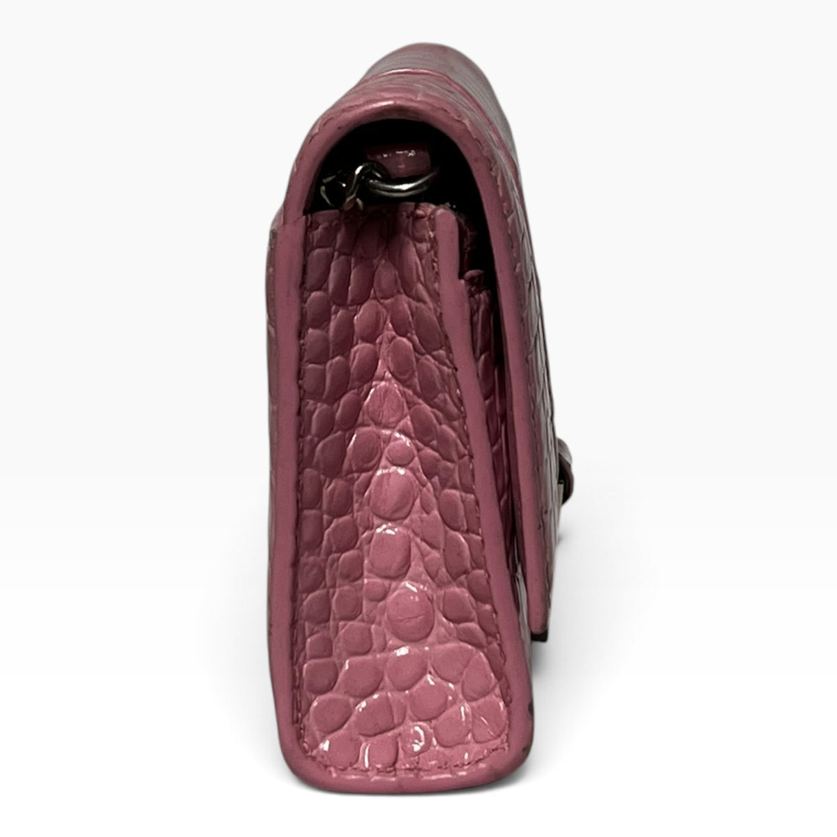 BALENCIAGA Hourglass Wallet on Chain in Pink