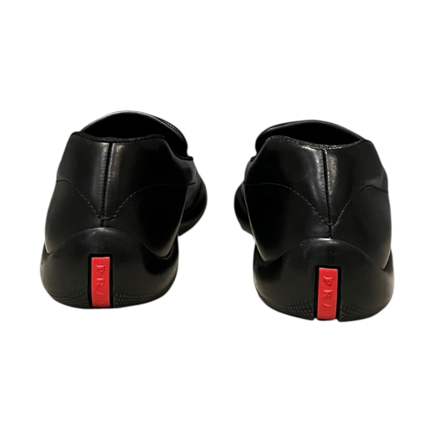 PRADA Linea Rossa Loafers in Black | Men's 7