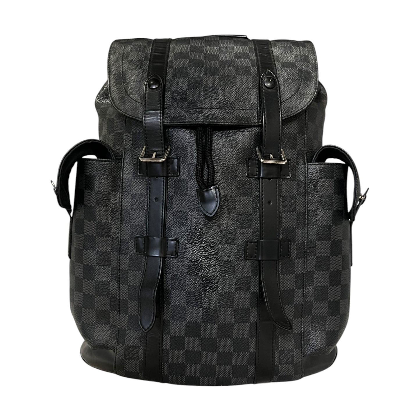 LOUIS VUITTON Christopher Backpack in Damier Graphite