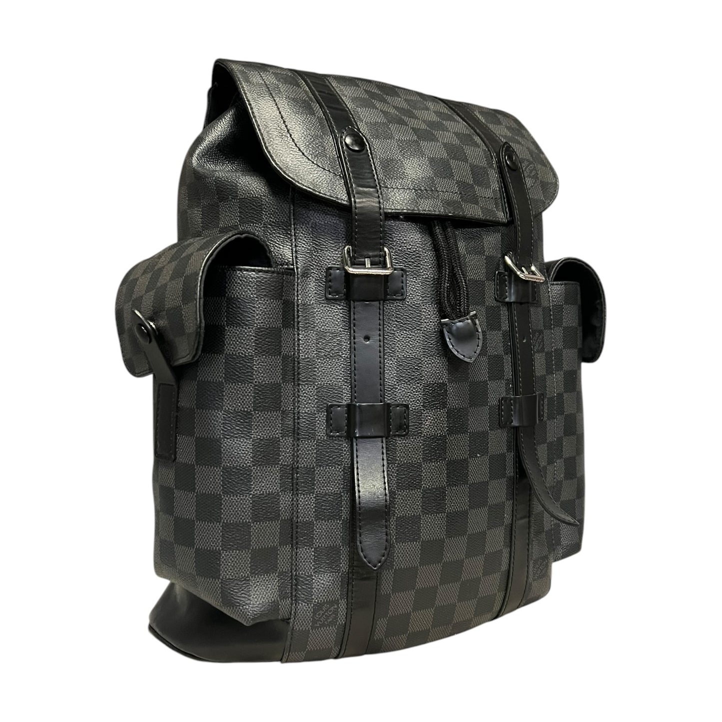 LOUIS VUITTON Christopher Backpack in Damier Graphite