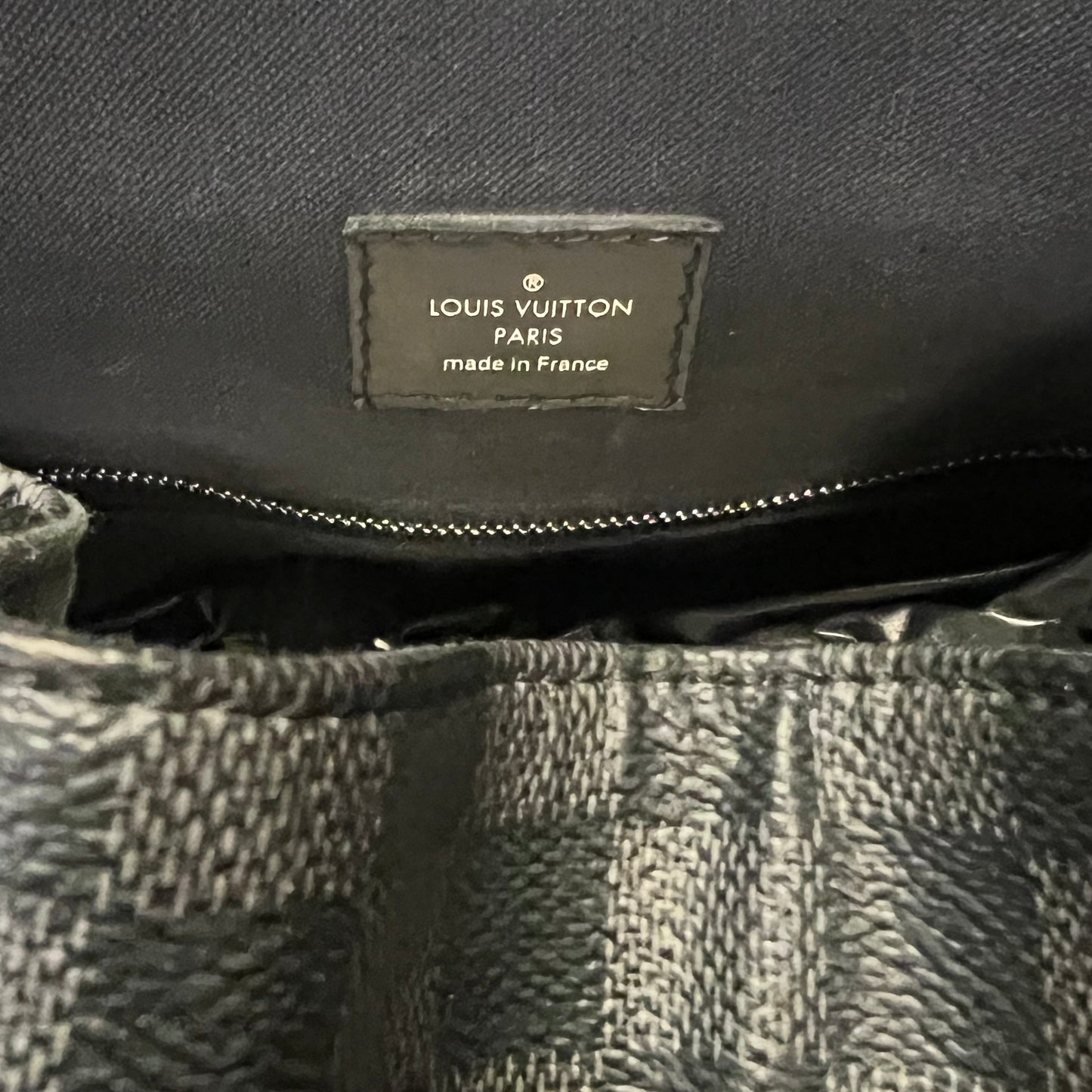 LOUIS VUITTON Christopher Backpack in Damier Graphite