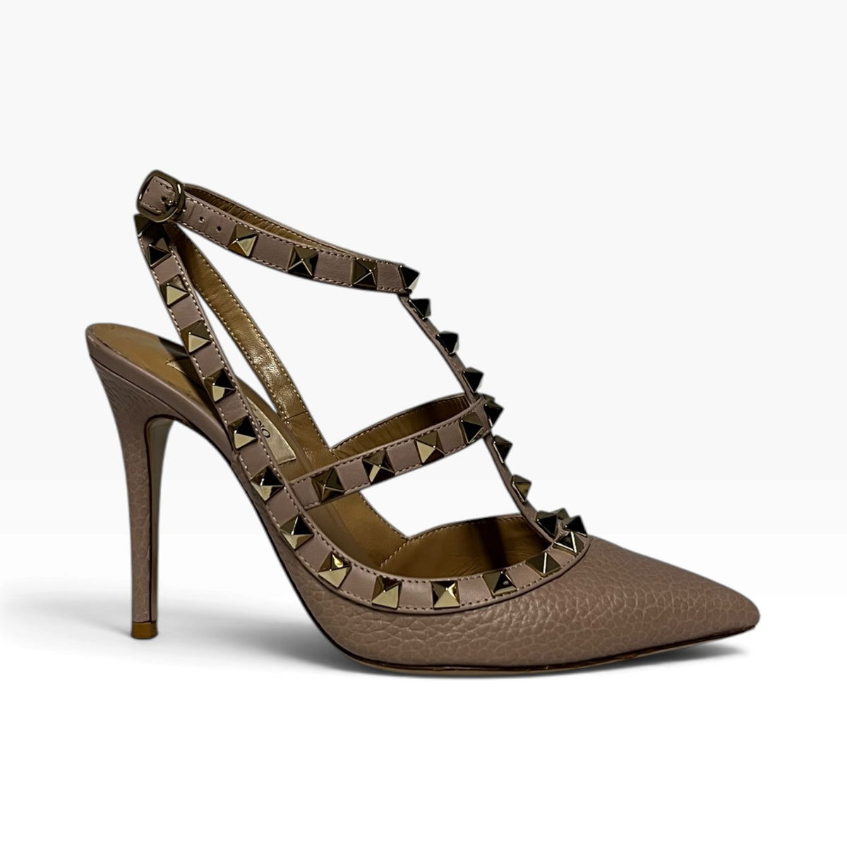 VALENTINO Rockstud Sandal in Rose Cannelle | 35