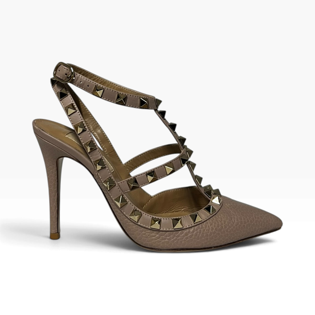 VALENTINO Rockstud Sandal in Rose Cannelle | 35