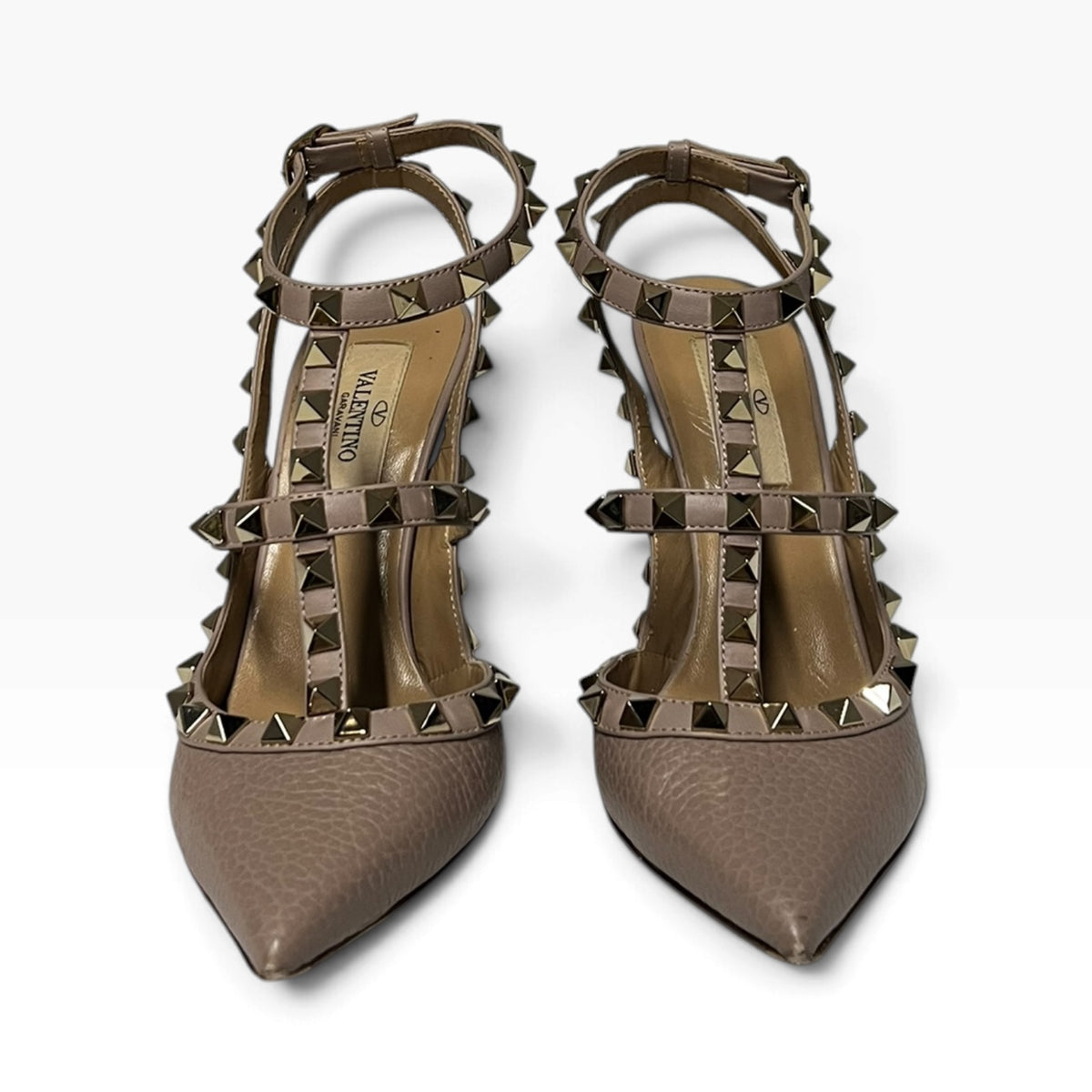 VALENTINO Rockstud Sandal in Rose Cannelle | 35