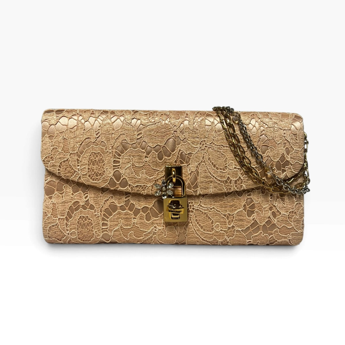 DOLCE & GABBANA Pizzo Taormina Lace Clutch