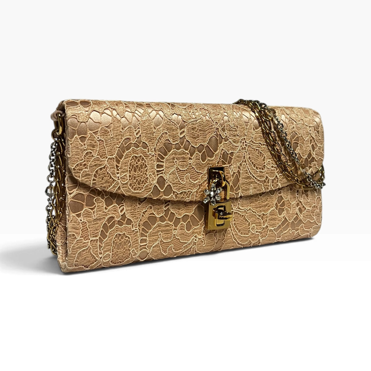 DOLCE & GABBANA Pizzo Taormina Lace Clutch