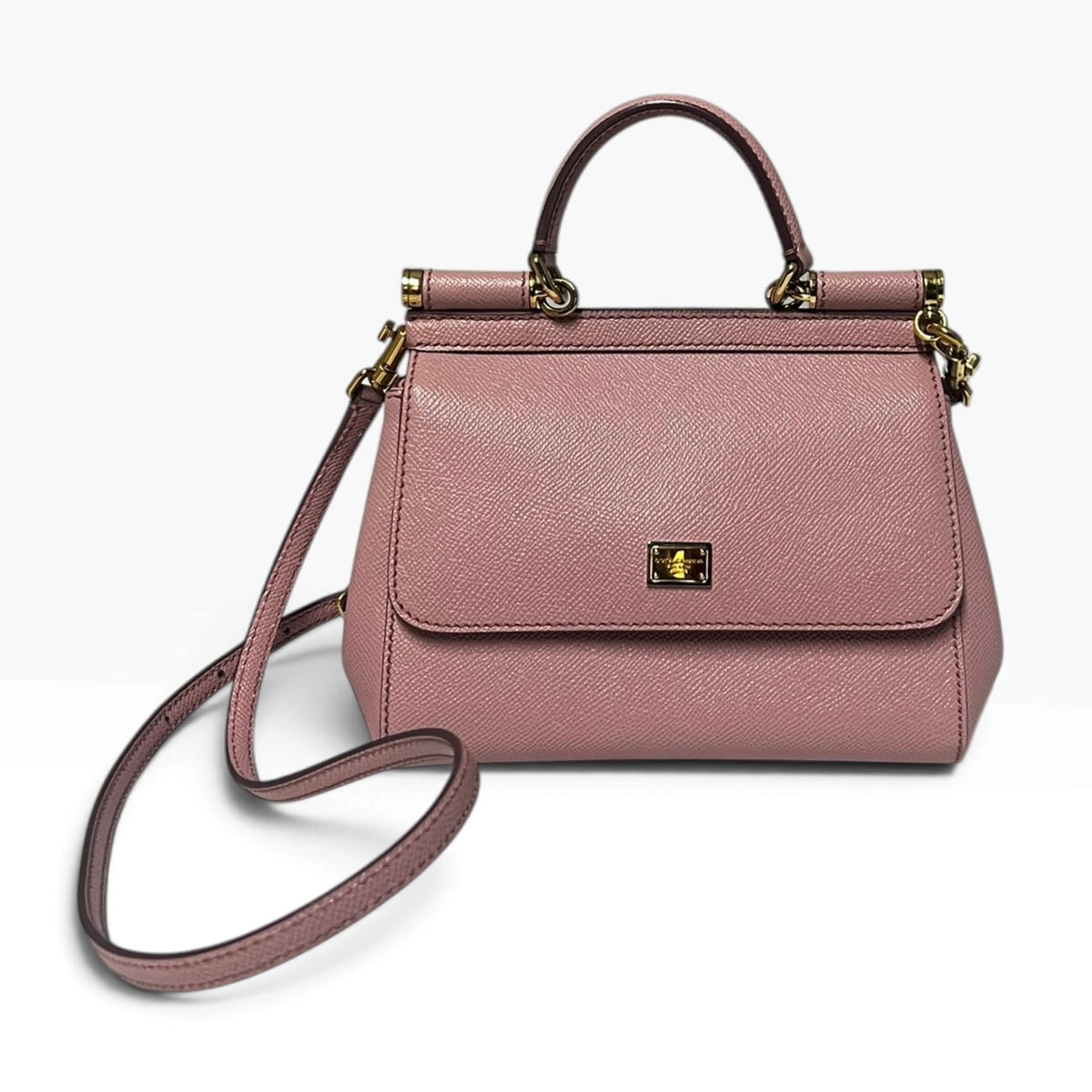DOLCE & GABBANA Mini Sicily Handbag in Pink