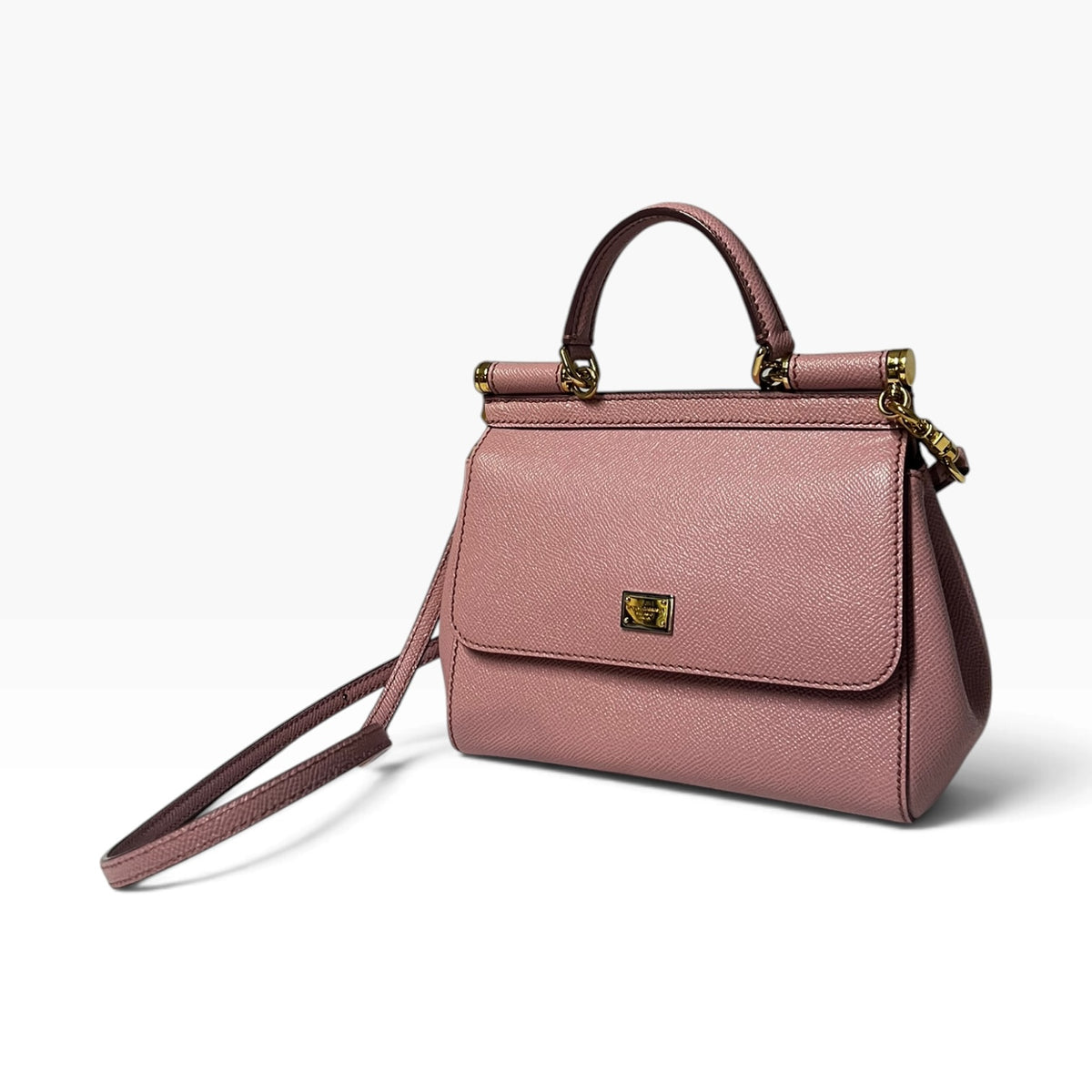 DOLCE & GABBANA Mini Sicily Handbag in Pink