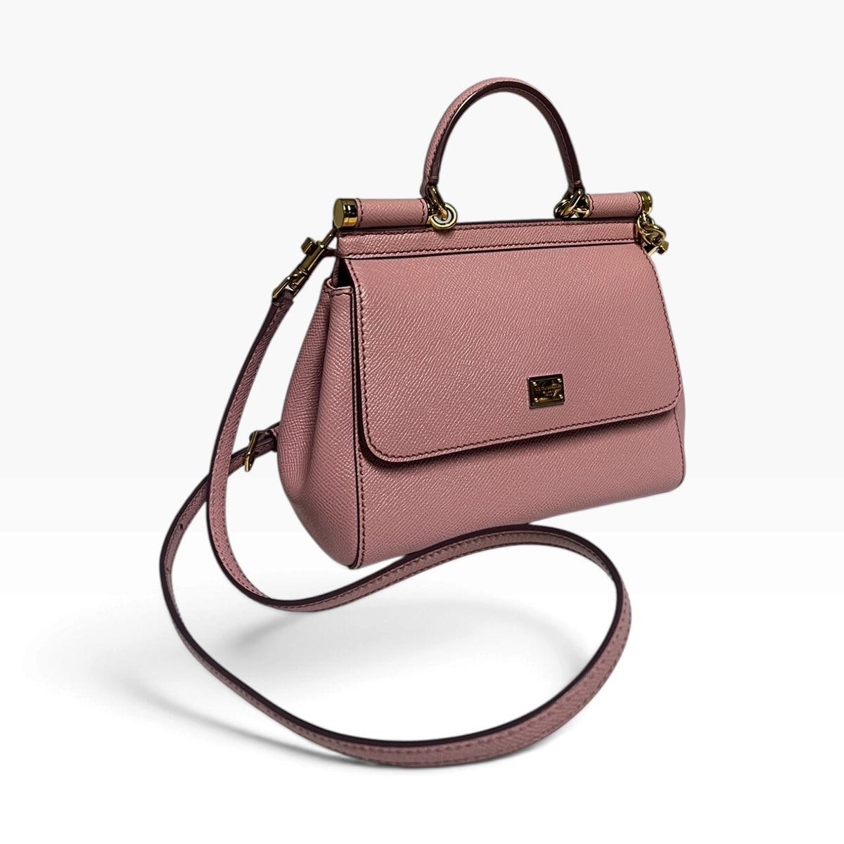 DOLCE & GABBANA Mini Sicily Handbag in Pink