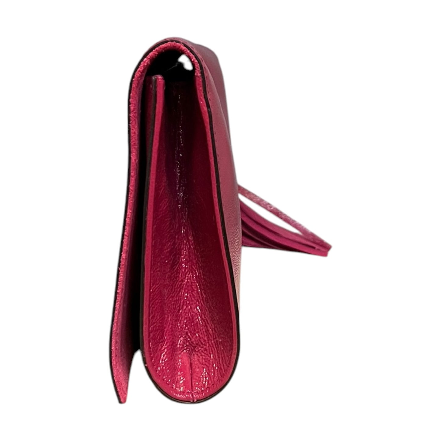 GUCCI Patent Soho Clutch in Pink