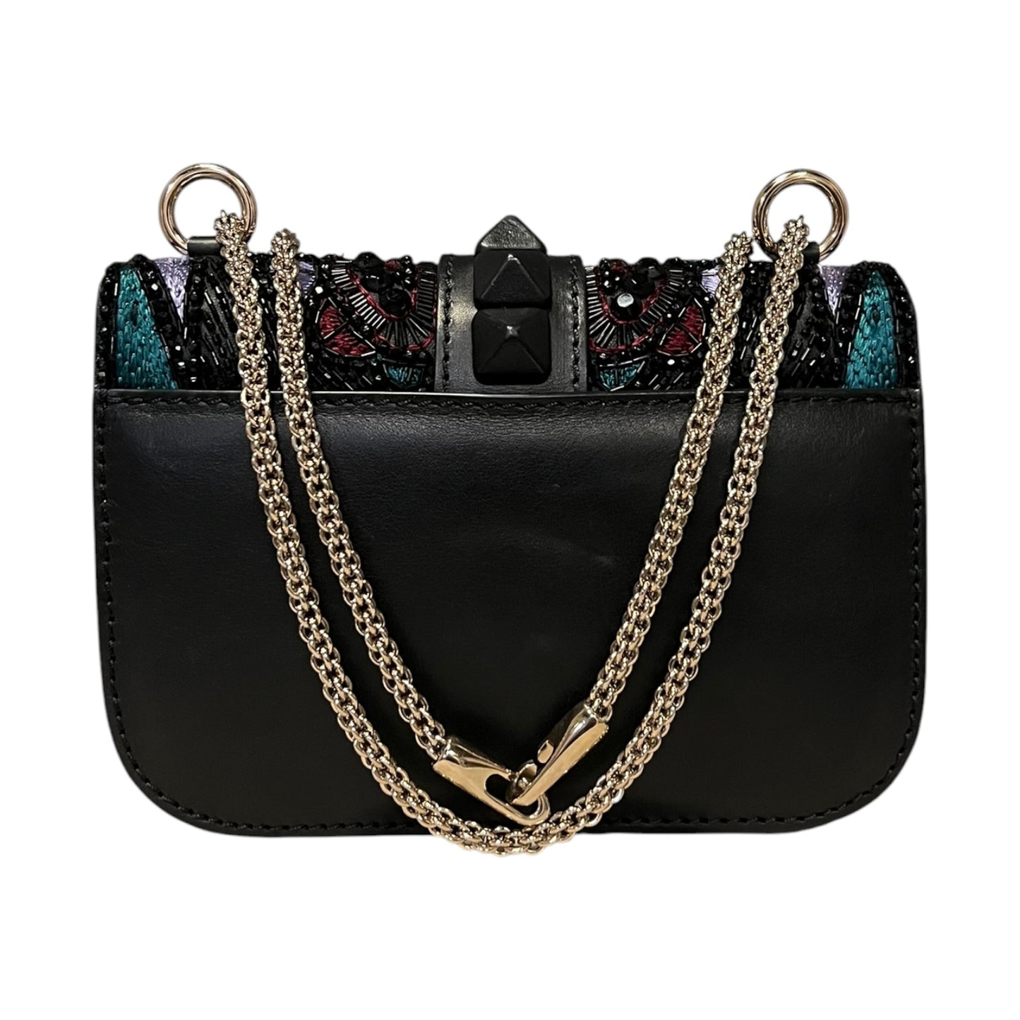 VALENTINO Glam Lock Embellished Bag