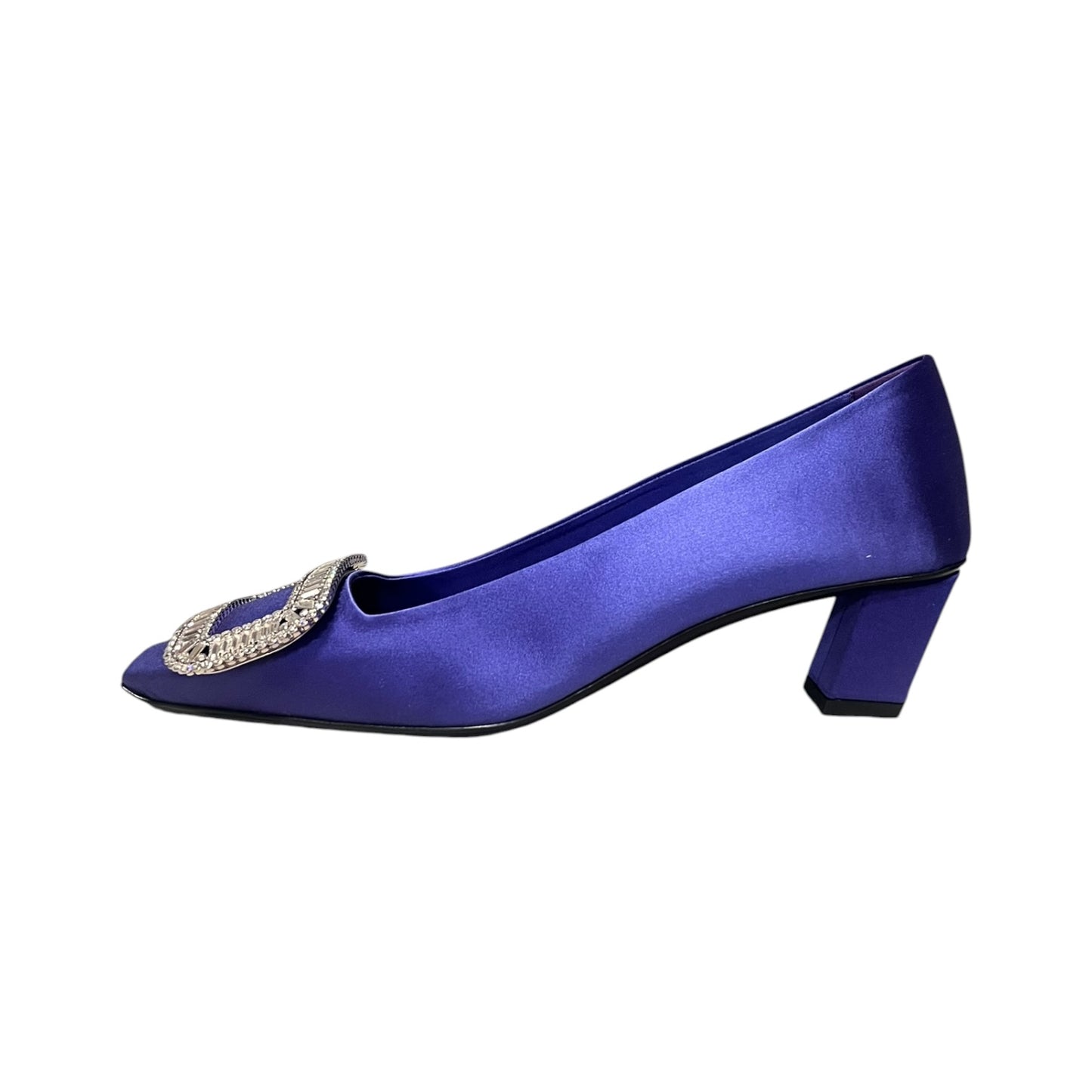 ROGER VIVIER Belle Vivier Strass Pump in Amethyst | 37