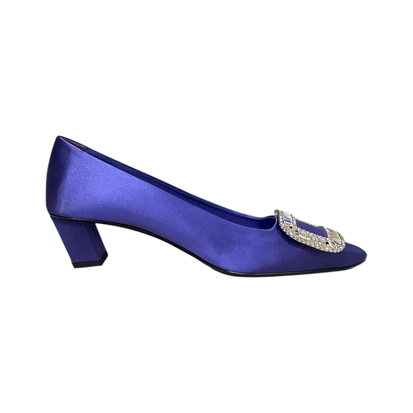 ROGER VIVIER Belle Vivier Strass Pump in Amethyst | 37