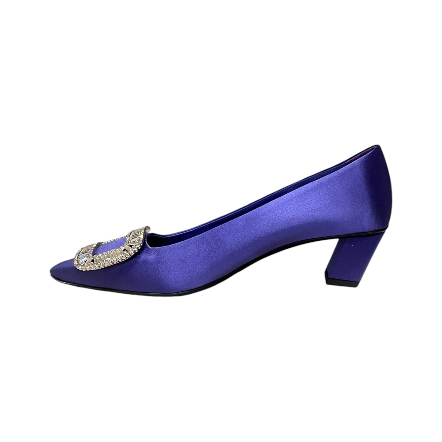 ROGER VIVIER Belle Vivier Strass Pump in Amethyst | 37