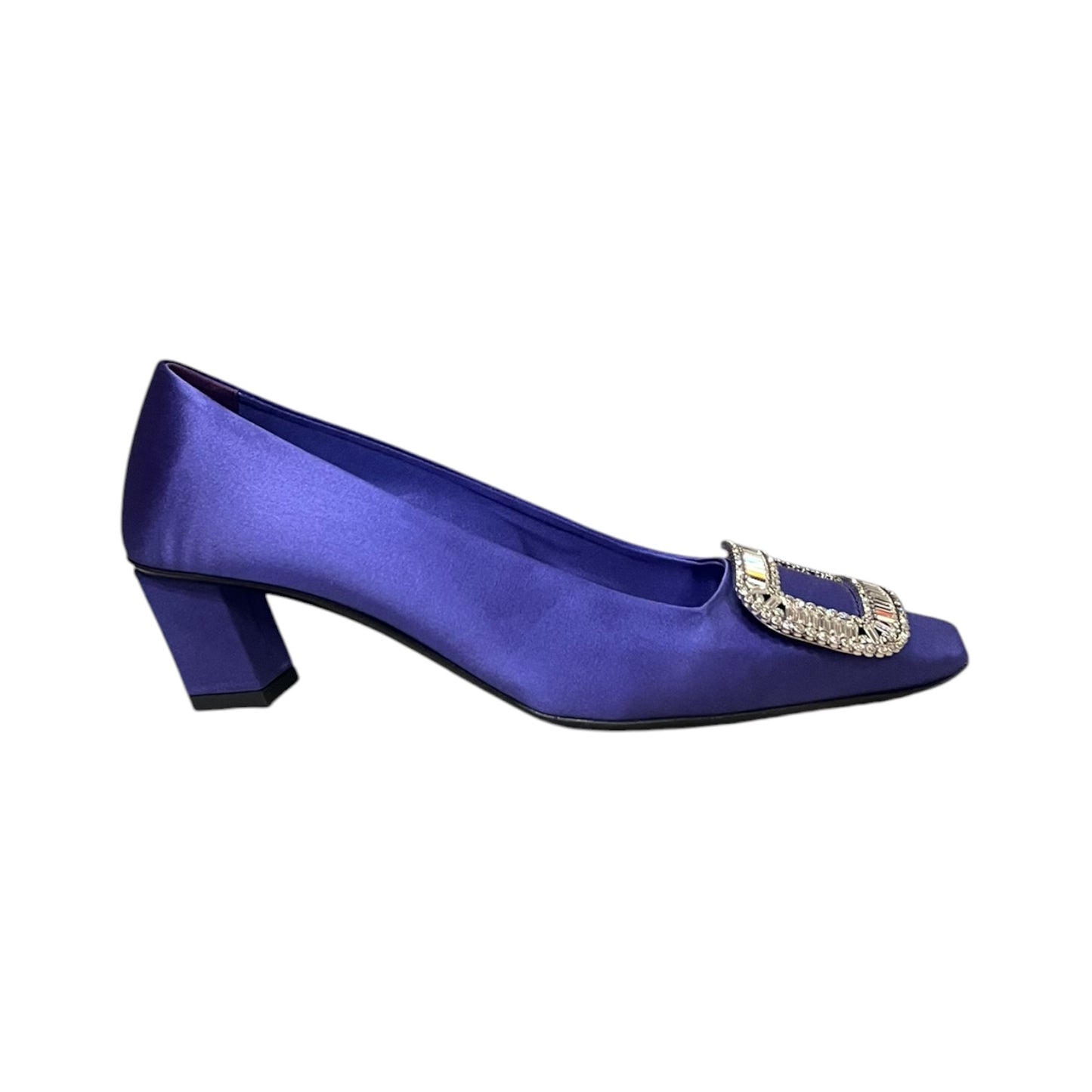 ROGER VIVIER Belle Vivier Strass Pump in Amethyst | 37