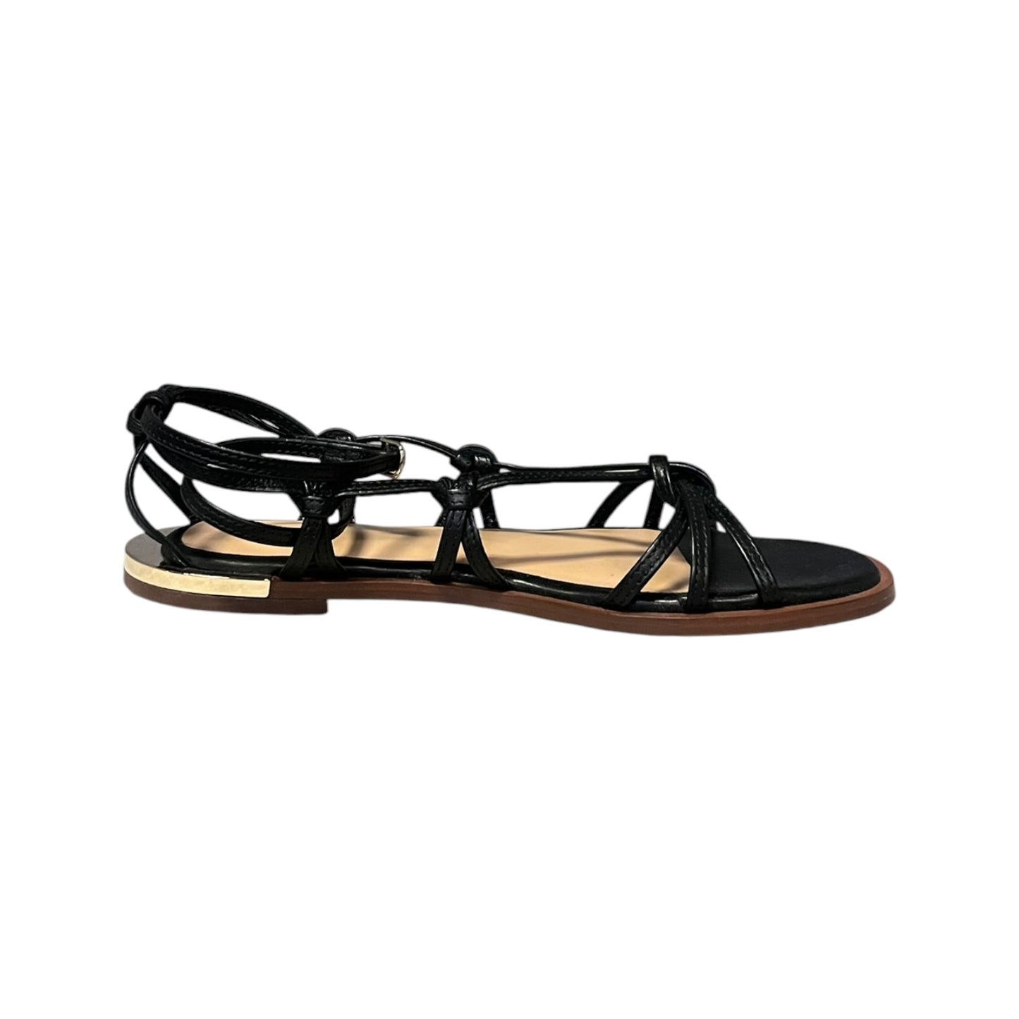 CHLOE Uma Gladiator Knot Sandals in Black | 39