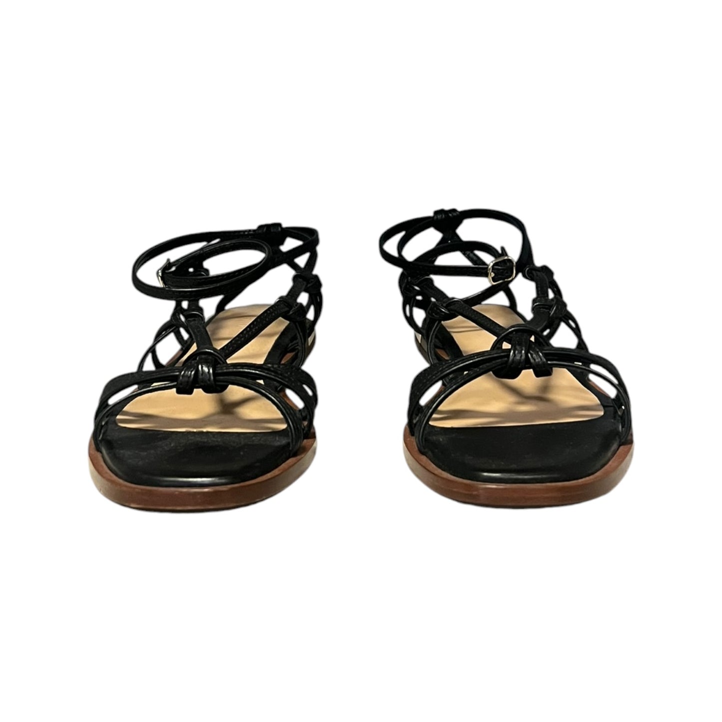 CHLOE Uma Gladiator Knot Sandals in Black | 39