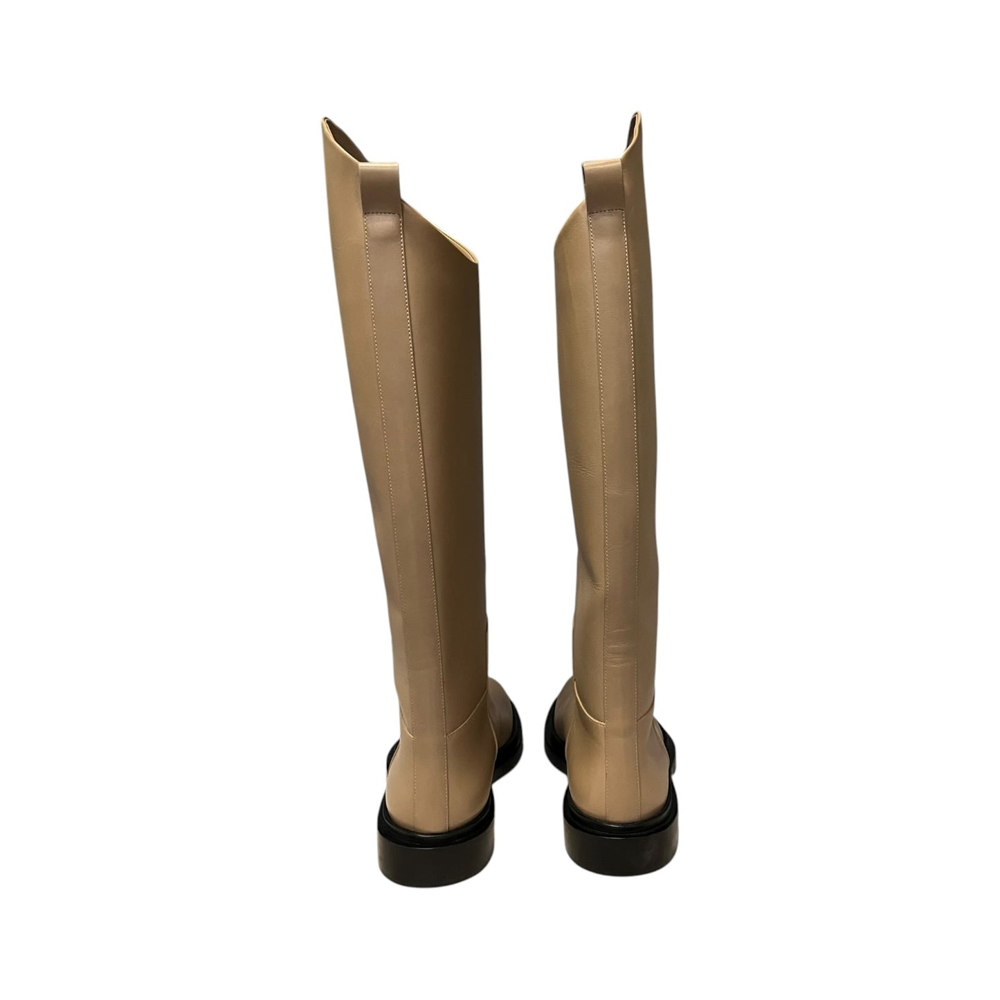JIL SANDER Riding Boots in Taupe | 36