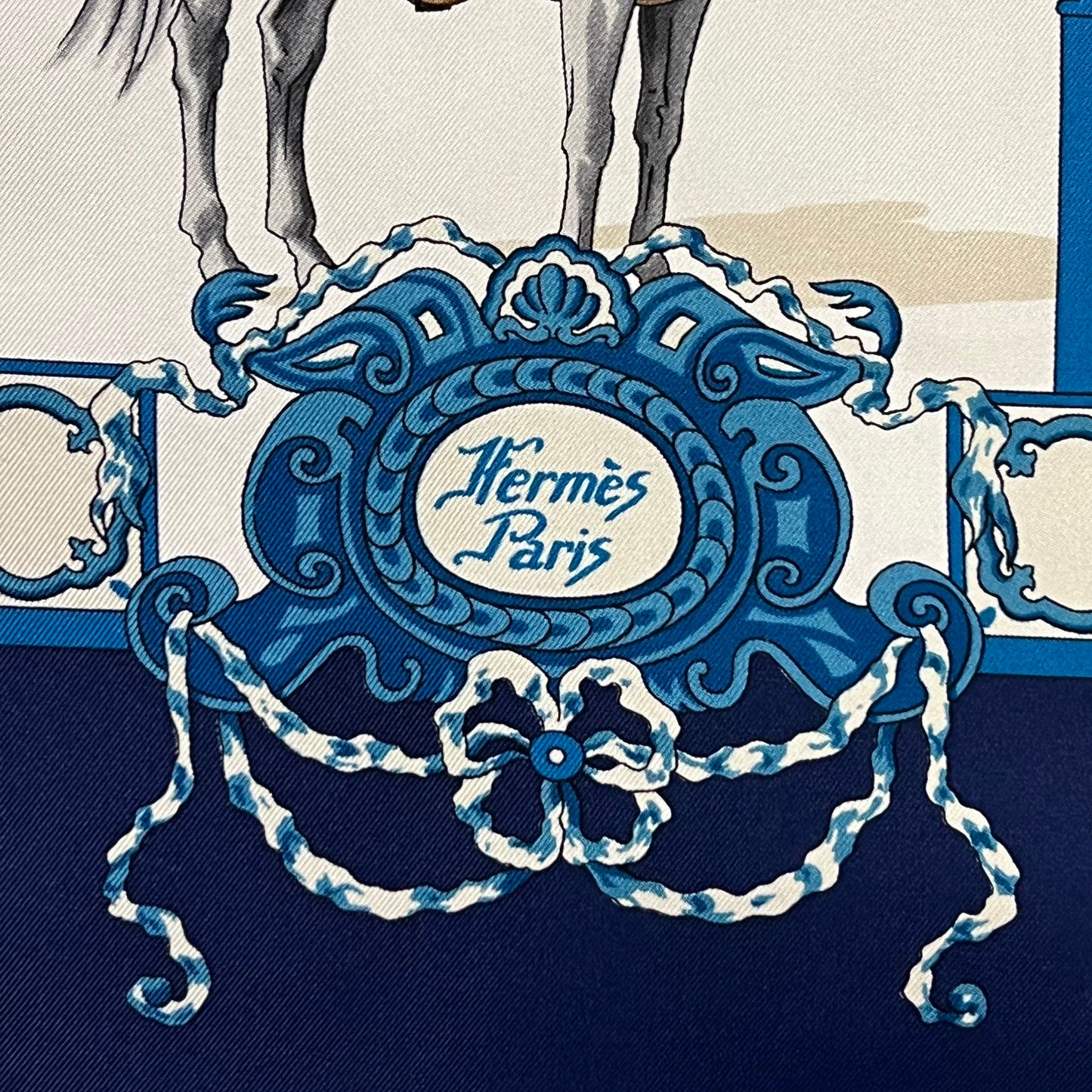 HERMES Real Escuelas Andalusa Del Arte Equestre Scarf