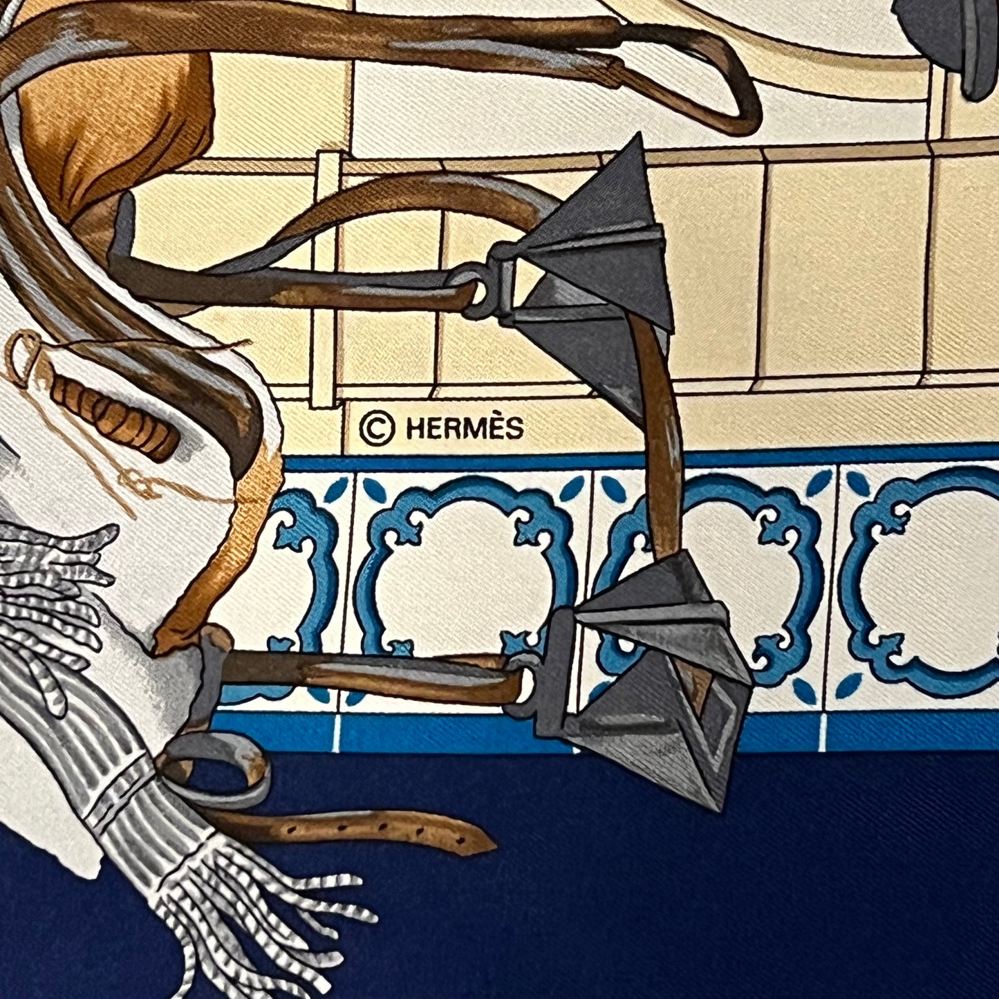 HERMES Real Escuelas Andalusa Del Arte Equestre Scarf