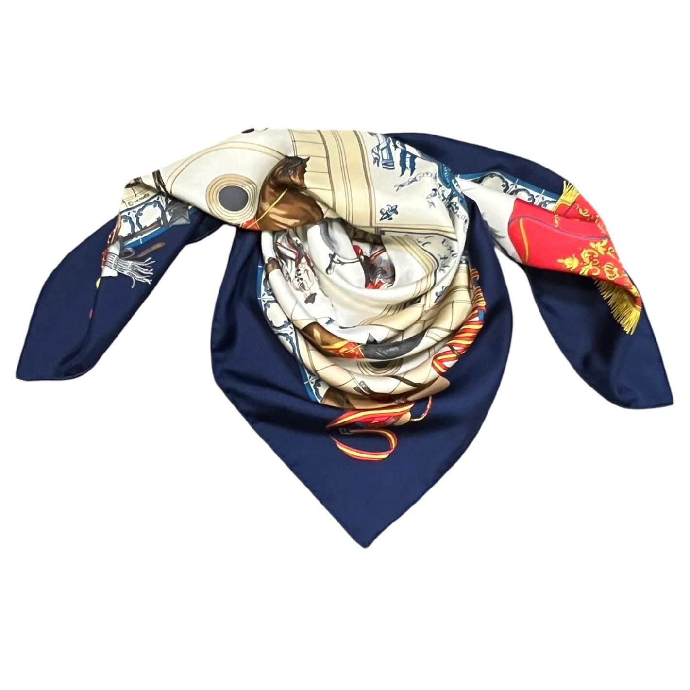 HERMES Real Escuelas Andalusa Del Arte Equestre Scarf