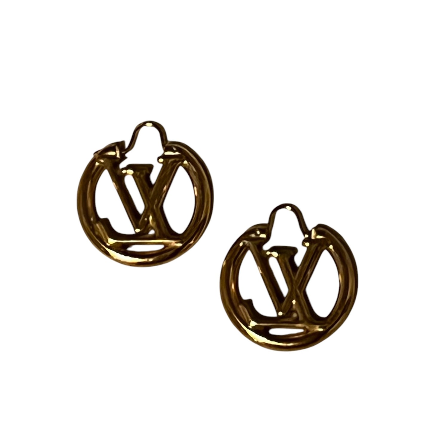 LOUIS VUITTON Louise PM Hoop Earrings