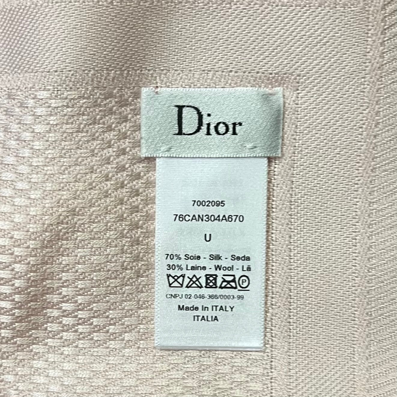 DIOR Cannage Shawl in Rose