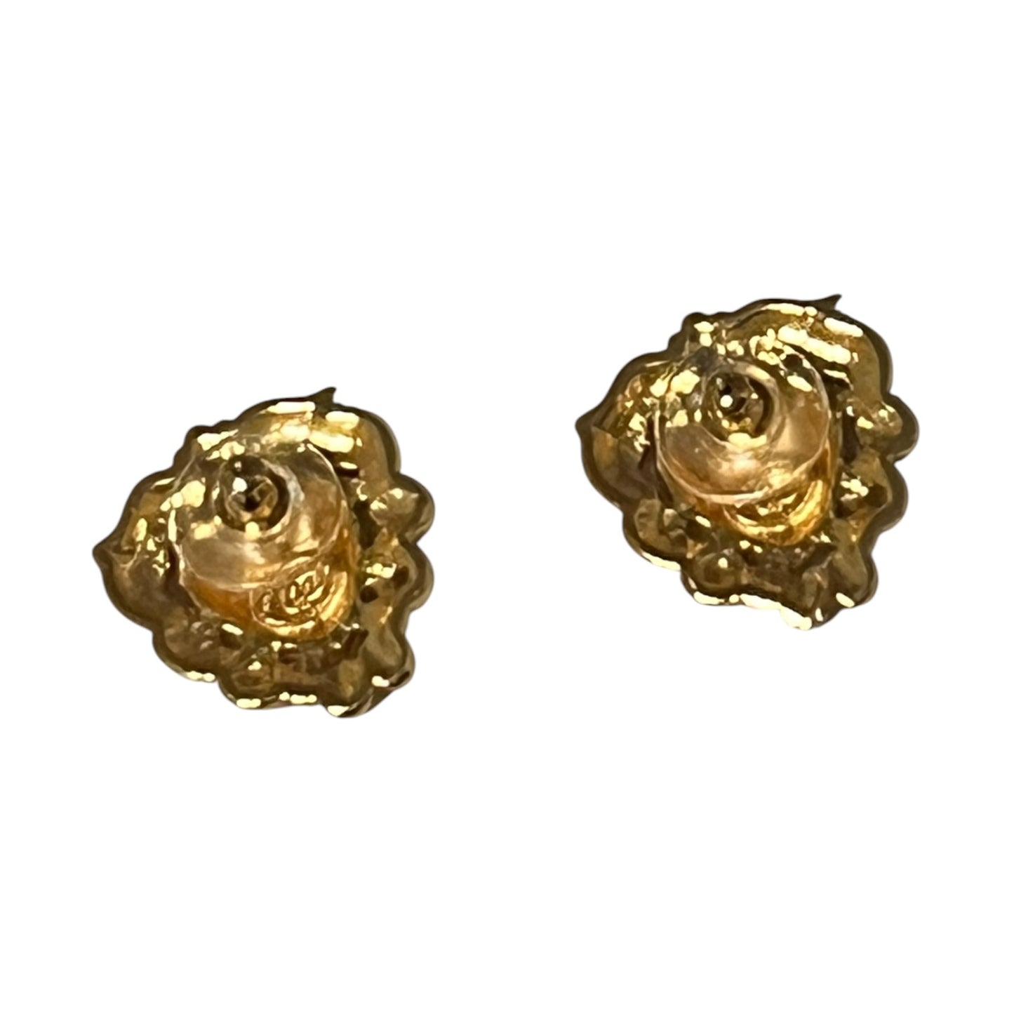 CHRISTIAN LACROIX Heart Stud Earrings | Vintage