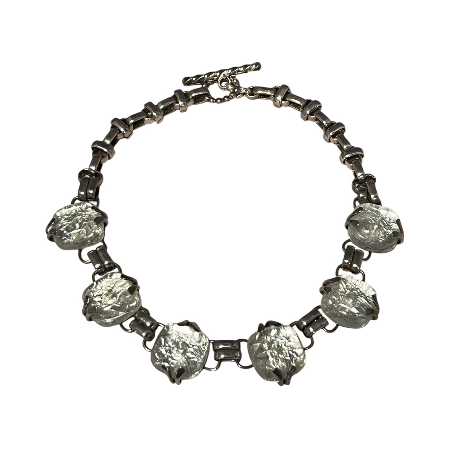 DOMINIQUE AURIENTIS Glass Station Necklace | Vintage
