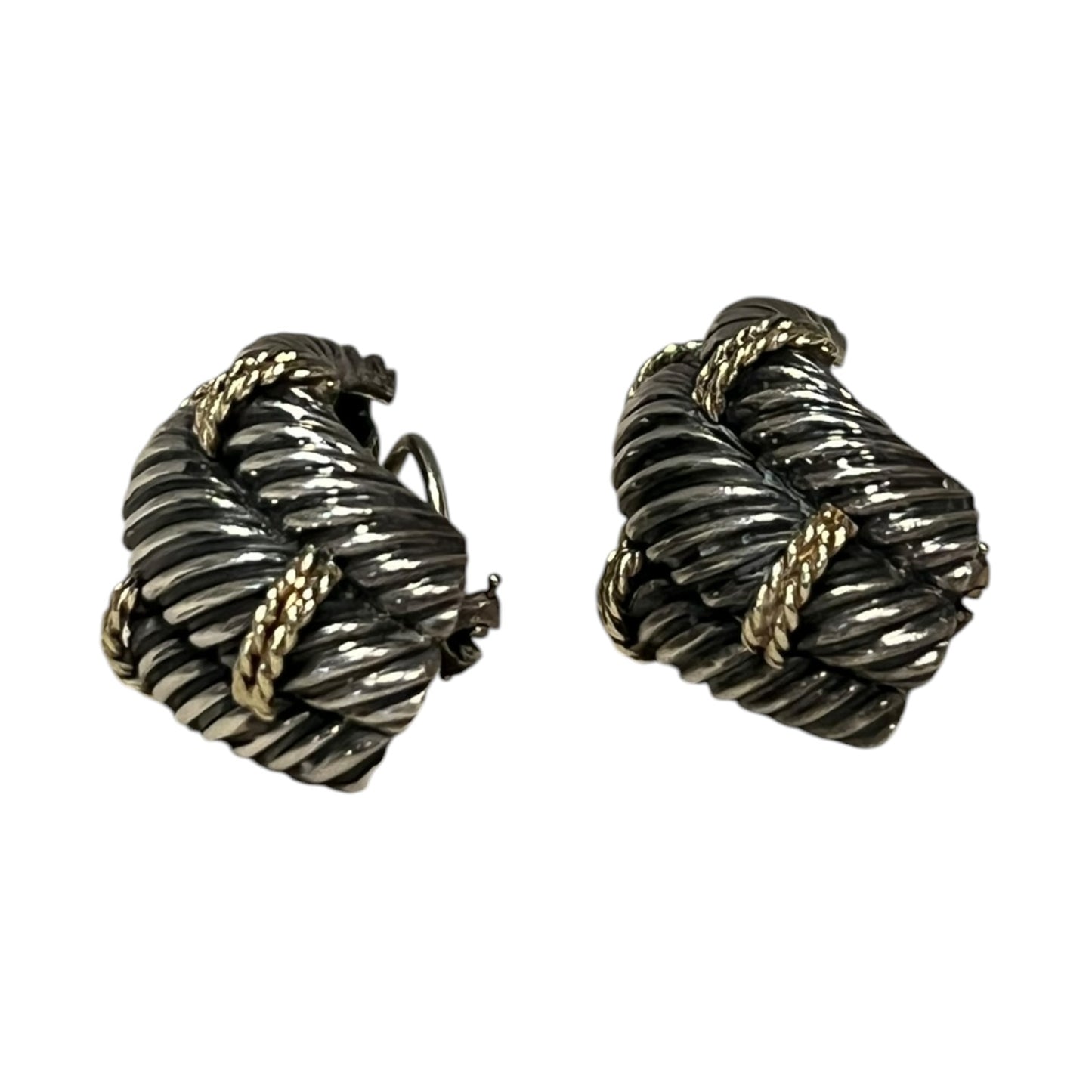 DAVID YURMAN Classic Cable Triple Dome Earrings