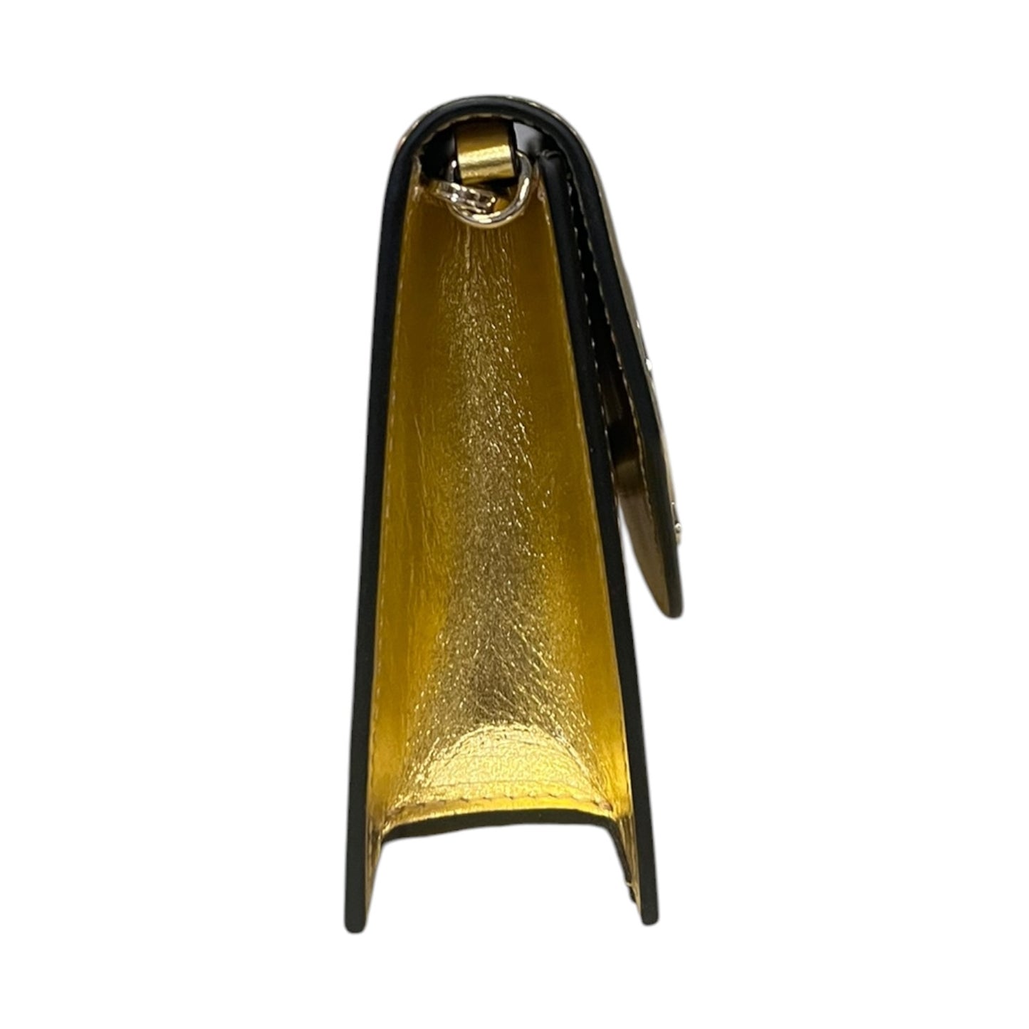 CHRISTIAN LOUBOUTIN Loubi54 Shoulder Bag Clutch in Gold