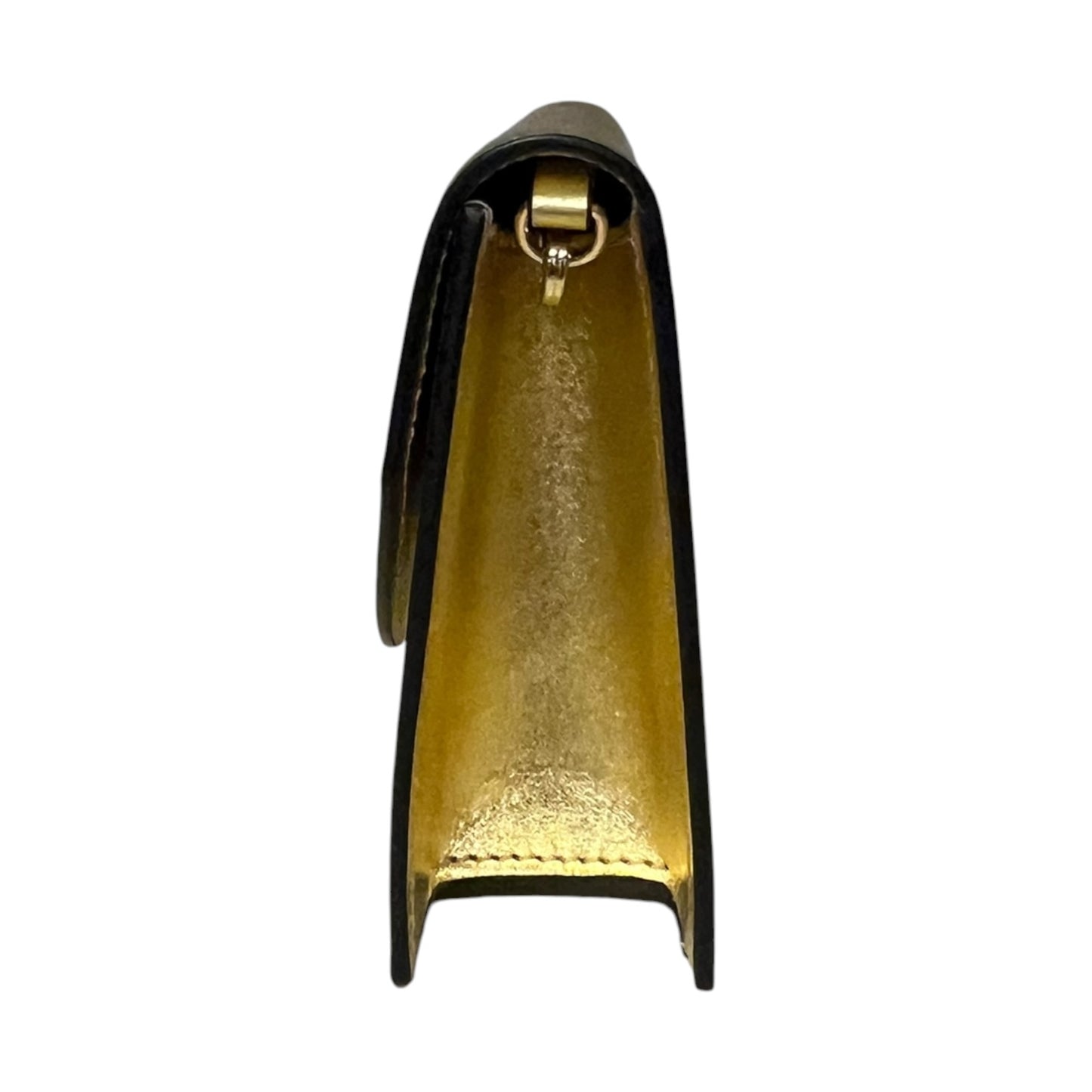CHRISTIAN LOUBOUTIN Loubi54 Shoulder Bag Clutch in Gold