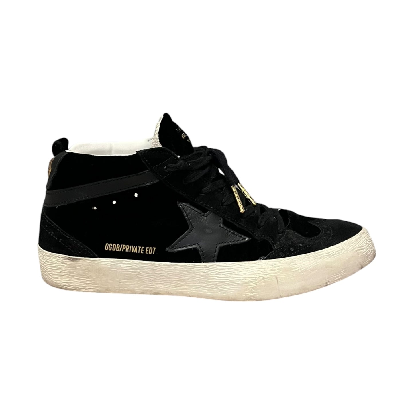 GOLDEN GOOSE Limited Edition Velvet Mid Star Sneakers | 39