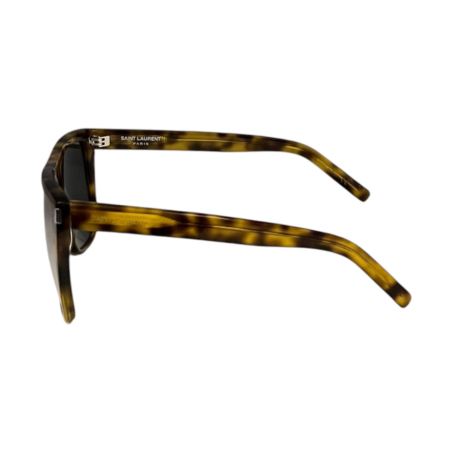 SAINT LAURENT Tortoise Mirror Lens Sunglasses