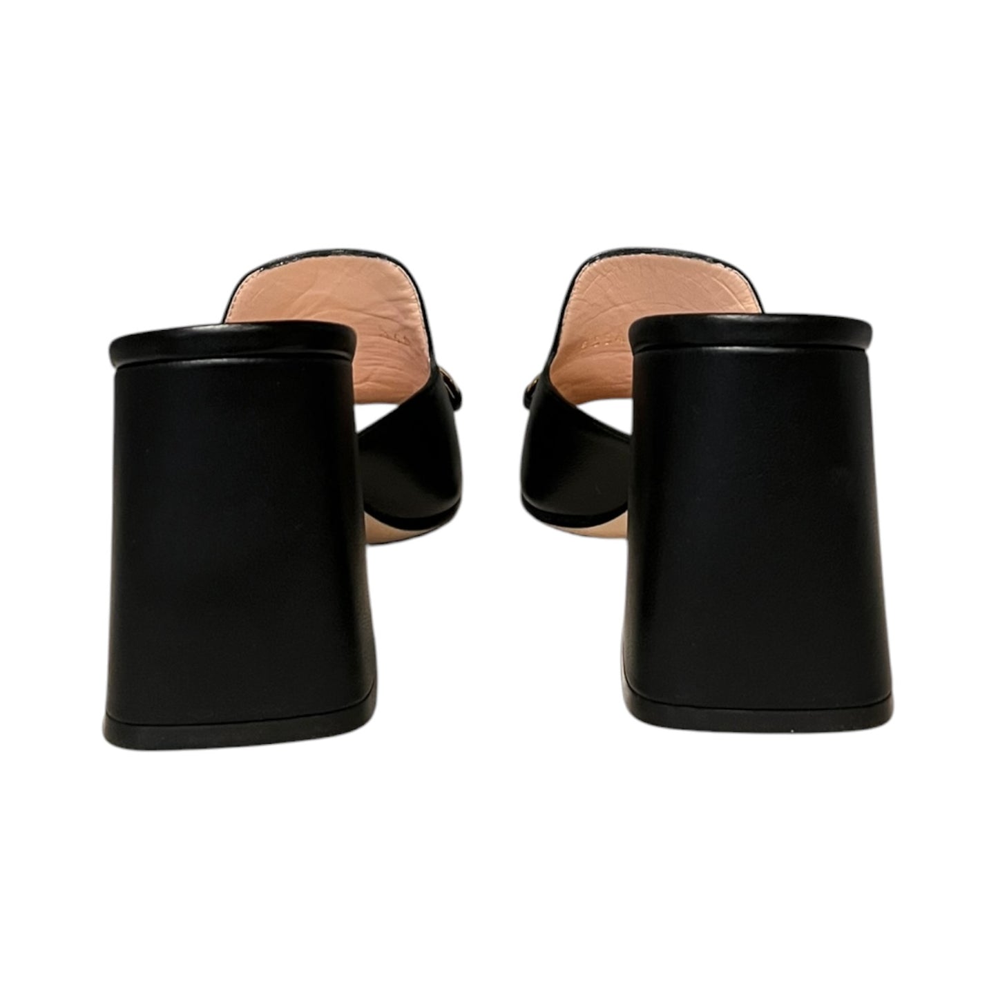 GUCCI Charlotte Horsebit Mules in Black | 38