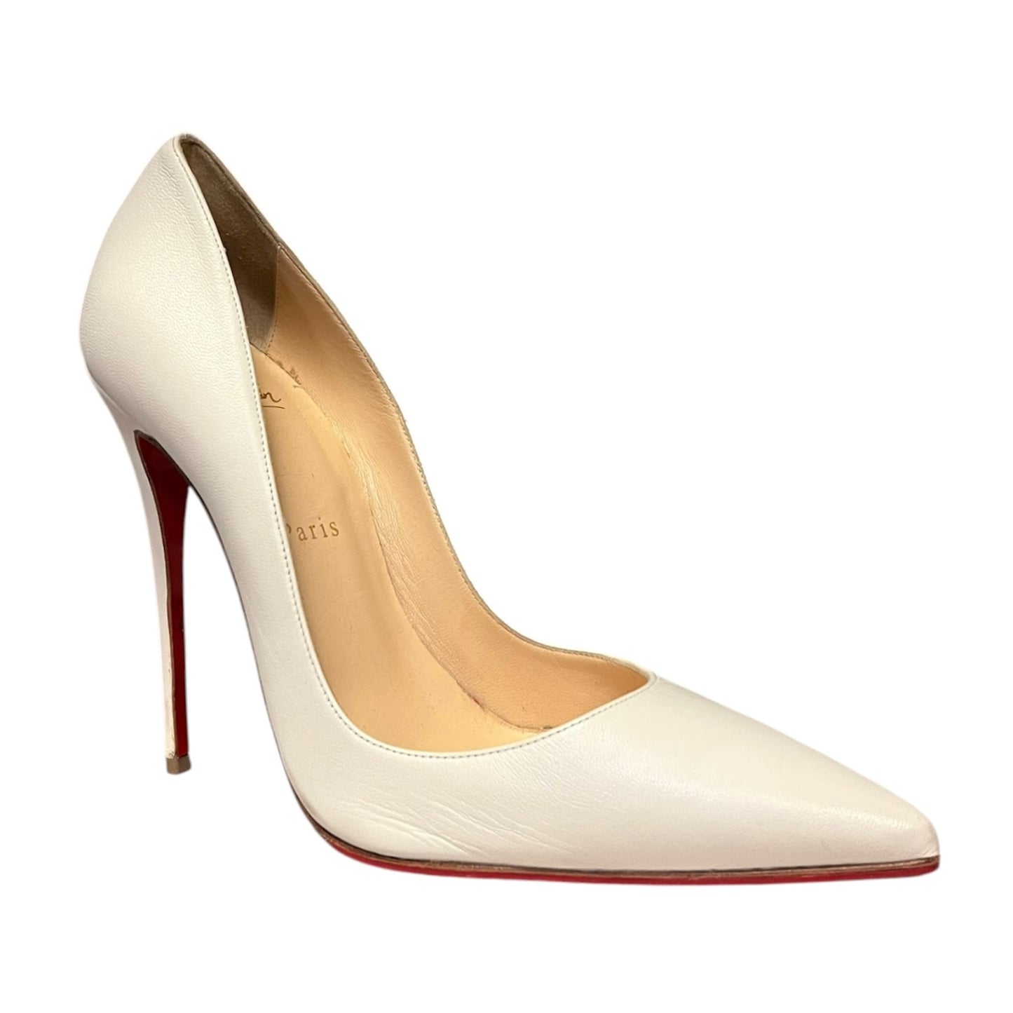CHRISTIAN LOUBOUTIN So Kate Pumps in White | 38