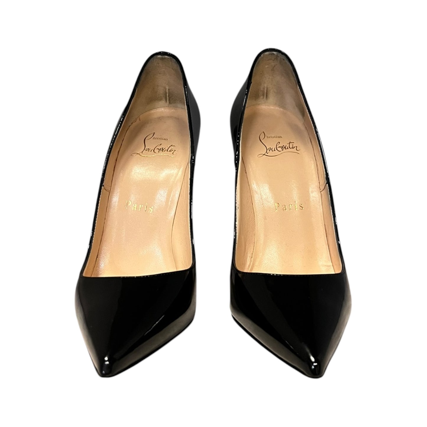 CHRISTIAN LOUBOUTIN So Kate 120 Patent Pumps in Black | 36.5